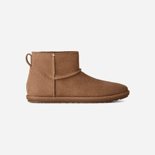 UGG Classic Mini Deconstructed for Women in Brown, Size 7, Leather