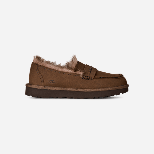 UGG Ellis Nubuck Loafer for Women in Dark Chestnut
