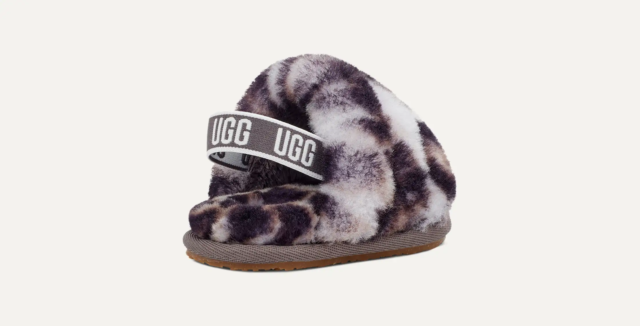Fluff Yeah Slide Panther Print Slipper for Babies | UGG®