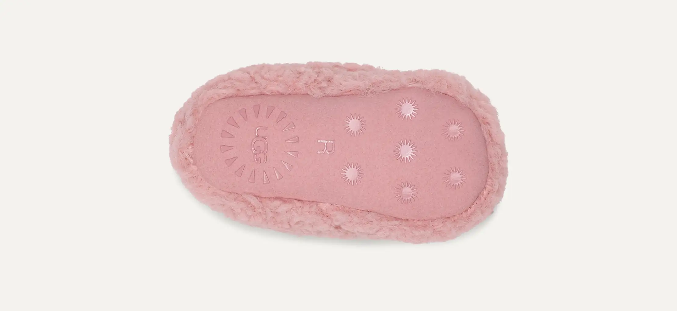 UGG シェルパファブリック ミトン ベビーピンク Ugg Fluff Flip Flop Baby Toddler Child Pink Shearling, US 10