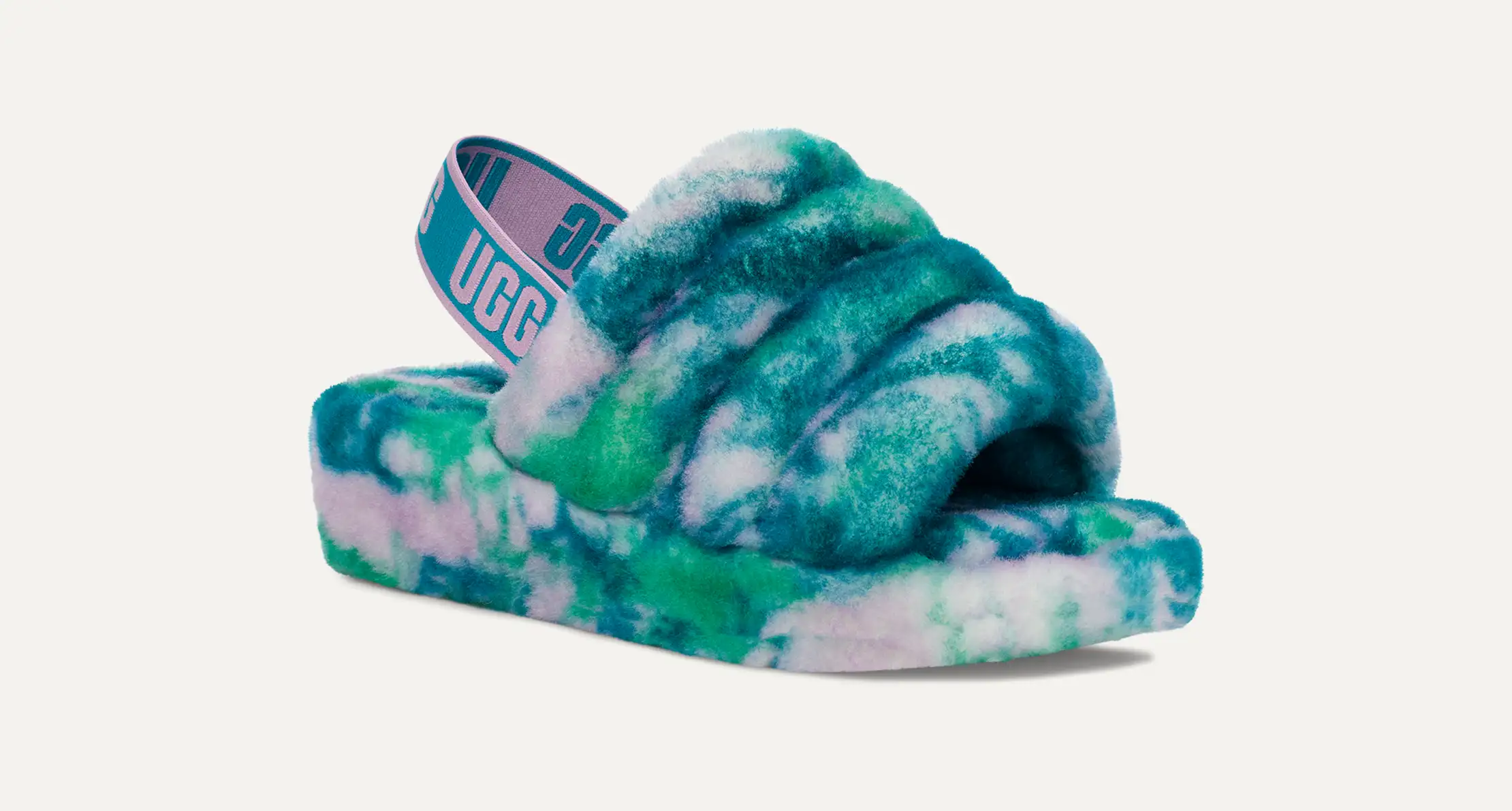Fluff Yeah Slide Marble Slipper | UGG®