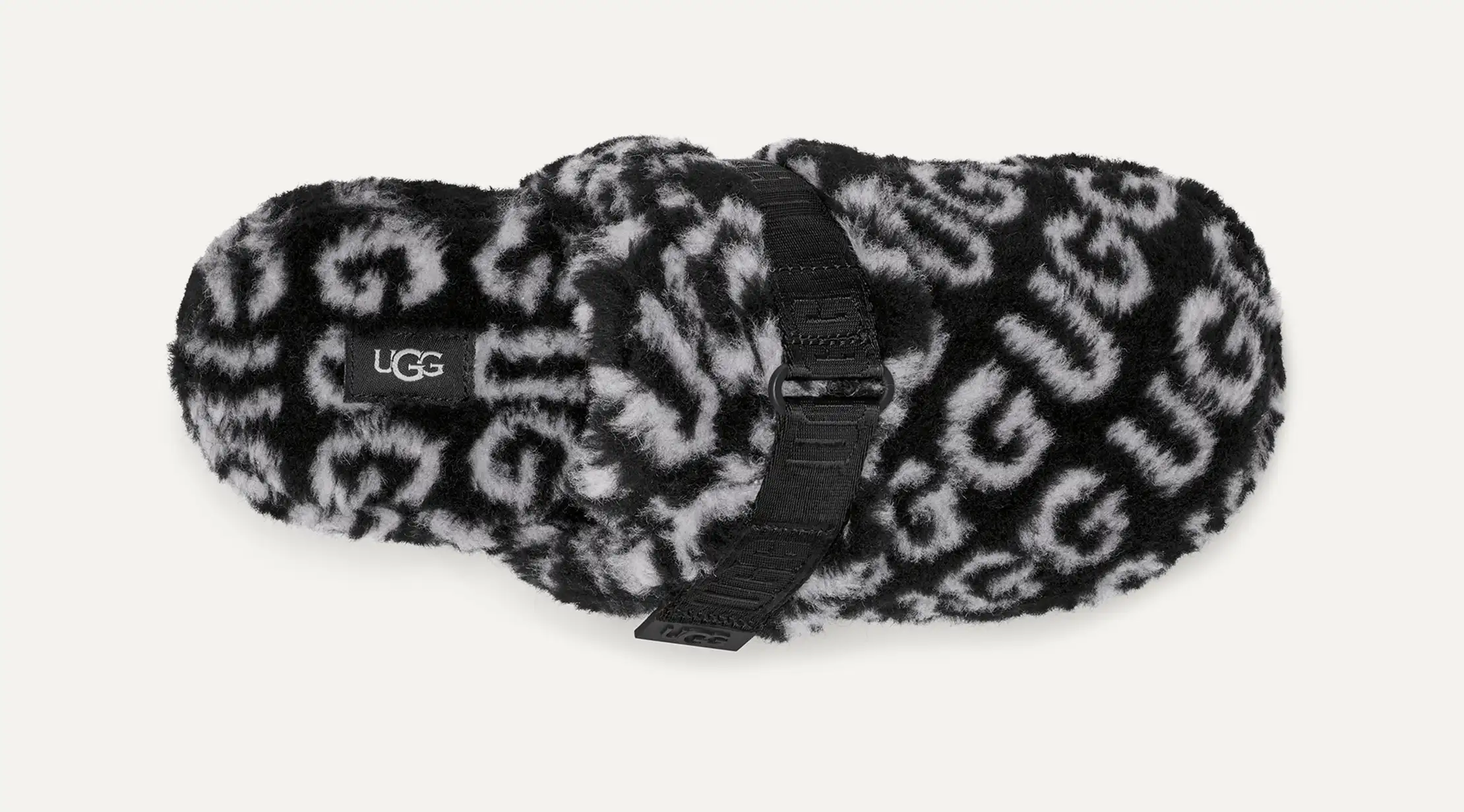 UGG Fluff It Popスリポンブラック×ホワイト23cm Fluff It Pop Slipper | UGG®