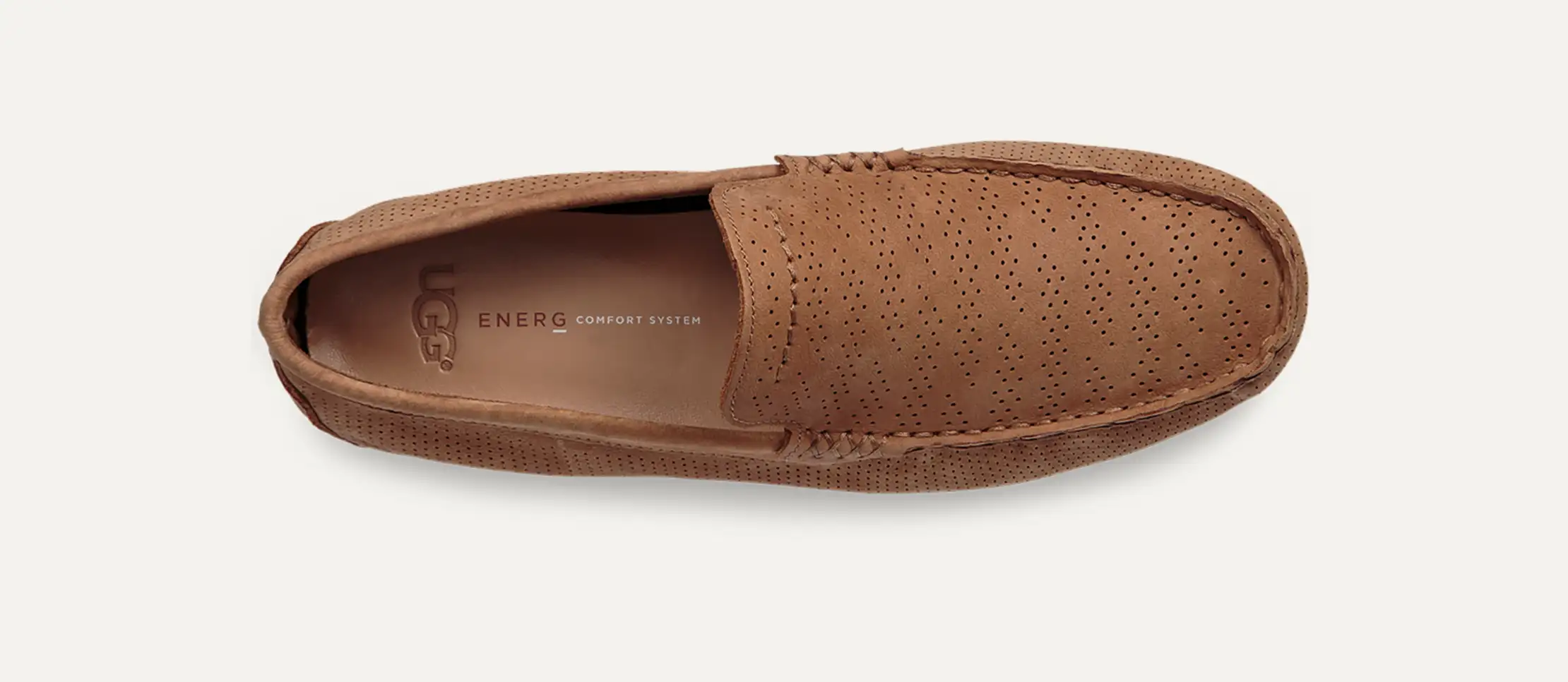 UGG HENRICK BROWN LEATHER VENETIAN DRIVING LOAFERS, MEN US 10 !!! Rare!!! Henrick loafer shops - Official Online Store main image 4