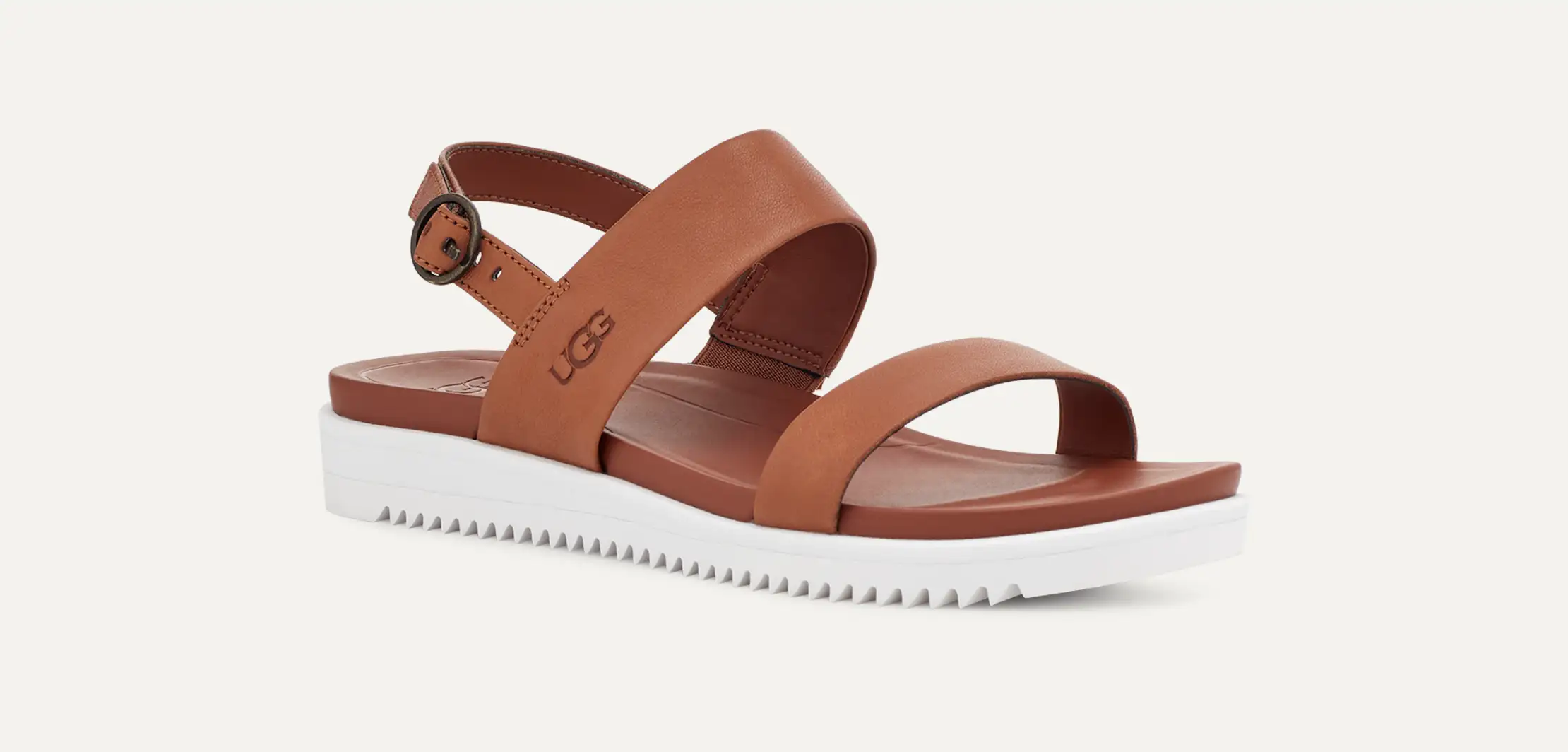サンダル・ミュール UGG SS25 UGG Sandals (1167612 CHE) UGG® Matira Chestnut Suede Sandal – Moon Lady & Moon Man