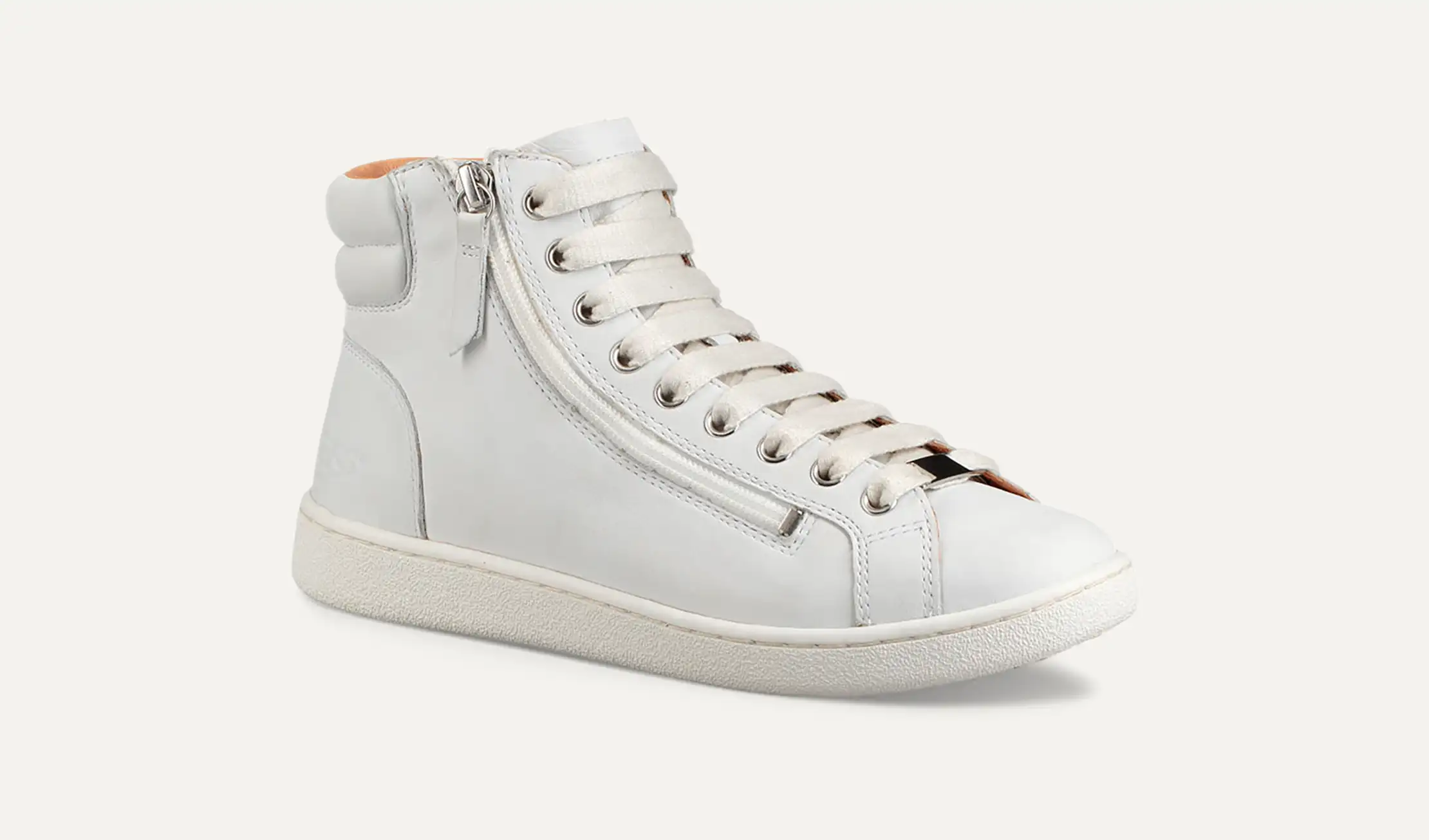 Women's Olive Leather Trainer