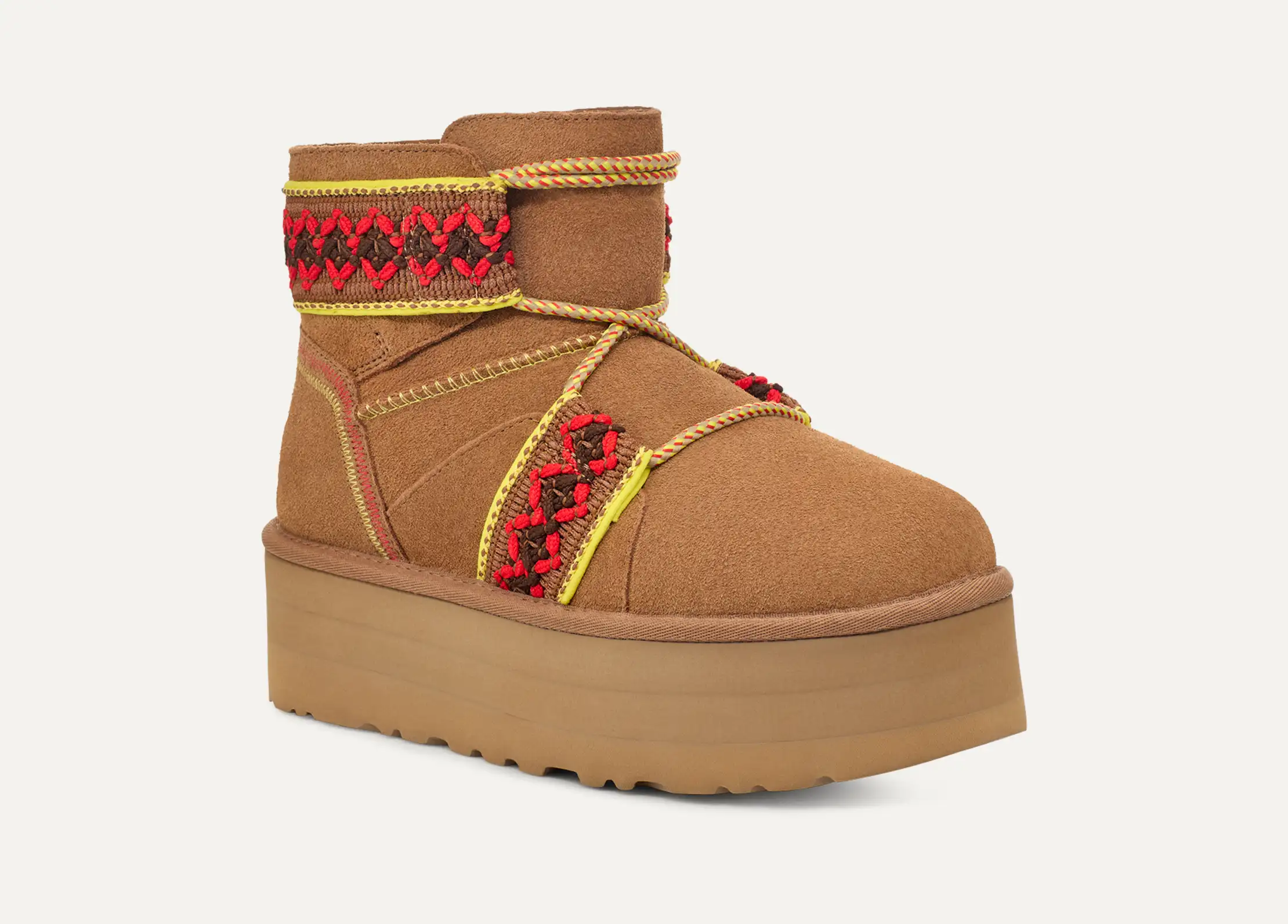 【COLOR iN ID】padded string ugg boots Classic Mini II Braid Platform Boot | UGG®