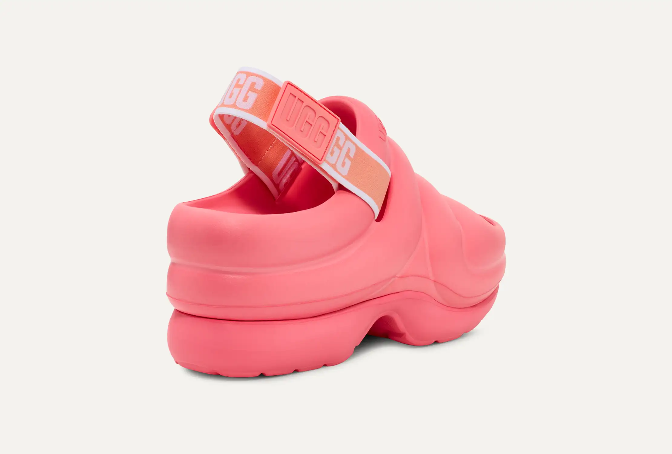 靴 UGG AWW YEAH Strawberry Cream 24cm UGG Aww Yeah Strawberry Cream Womens Platform Slingback
