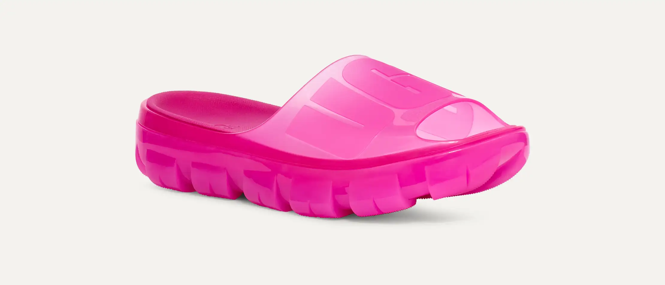 UGG★レディースジェラクリアウォーターカラー★JELLA UGG Women's Jella Clear Watercolors Slide - FREE Shipping