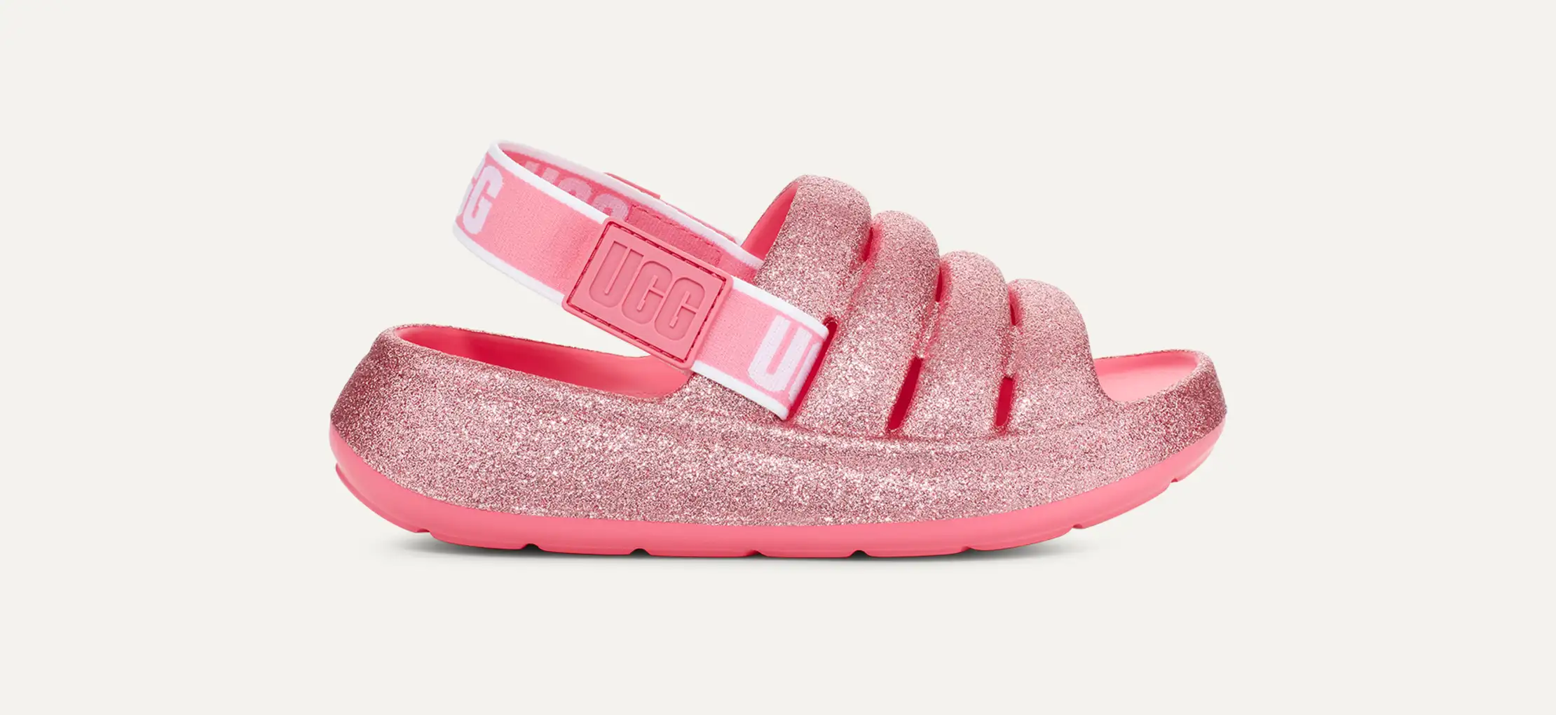 サンダル・ミュール UGG SS25 UGG Sandals (1167612 CHE) Kids' Sport Yeah Glitter Chunky Sandal | UGG®