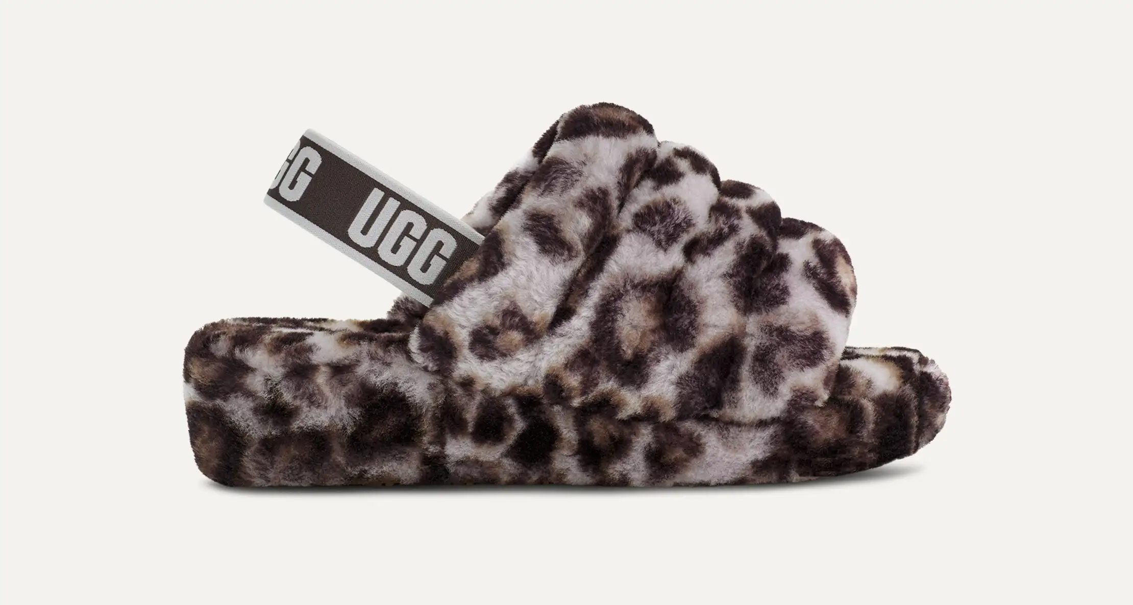 Fluff Yeah Slide Panther Print Slipper | UGG®