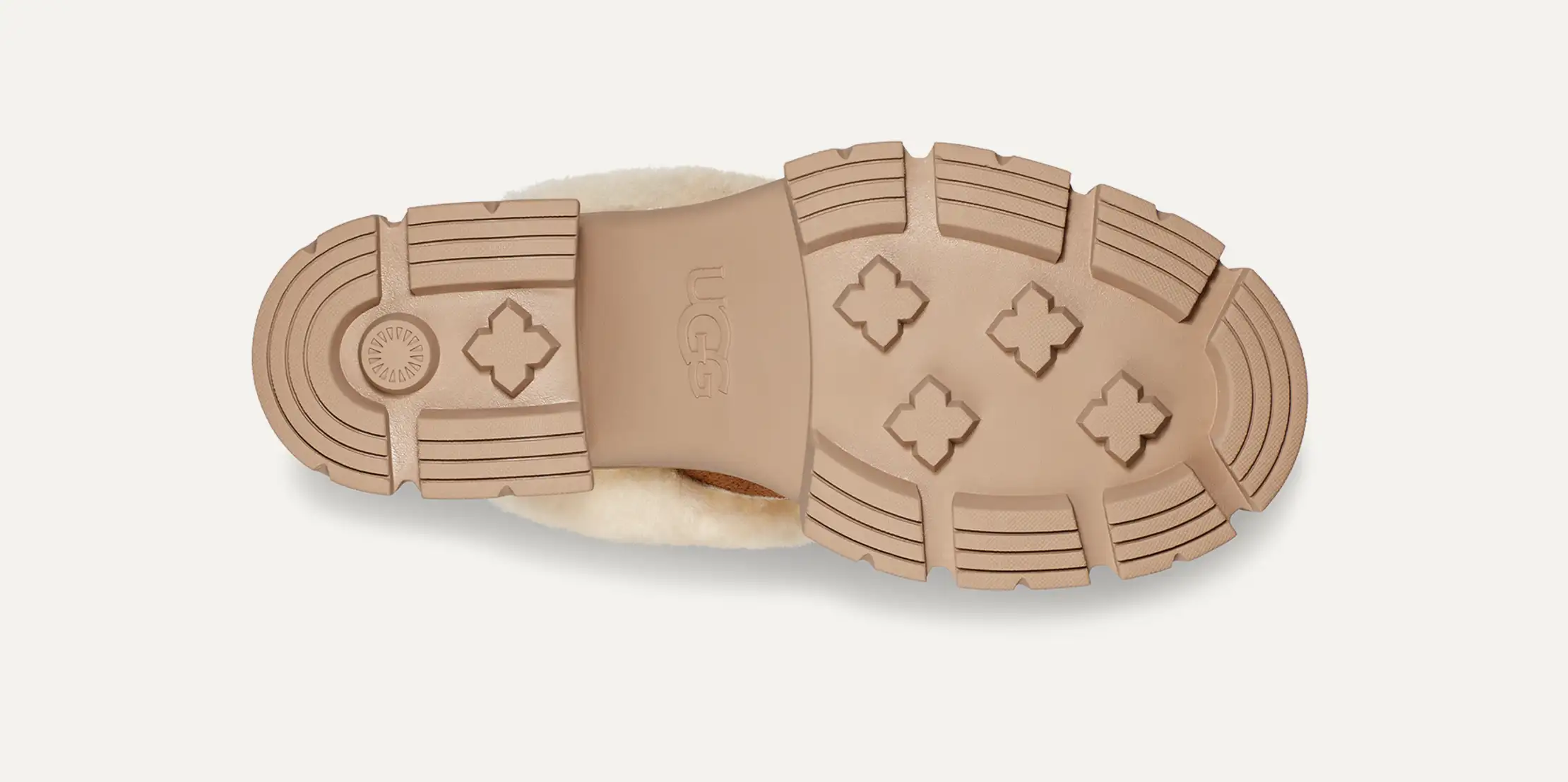 UGG - UGG BROOKLYN SUNBURST ムートンブーツ 厚底 22cmの通販