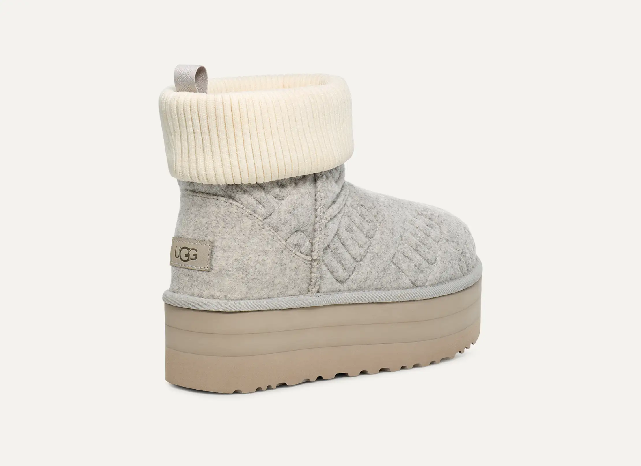 ☆人気☆【UGG】☆UGG W Classic Mini Platform Felted☆Grey☆ Women's Classic Mini Platform Felted Boot | UGG®