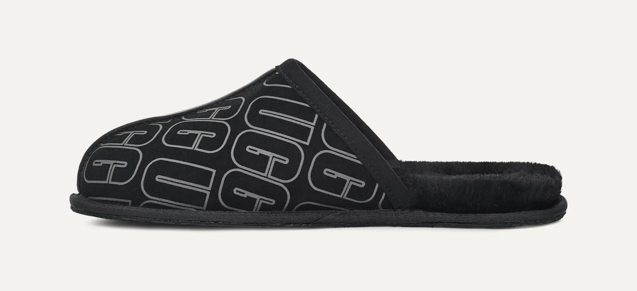 UGG Maxi Curly Scuffetta Slippers Womens Size US 10 Gray