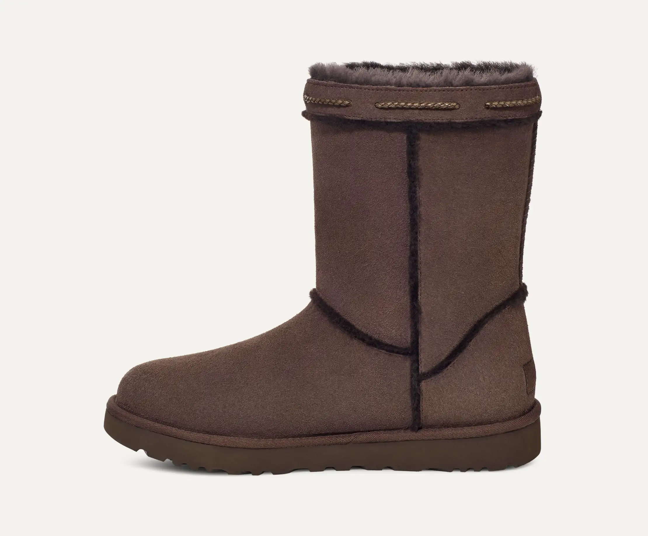 Women's Classic Short Shearling Braid