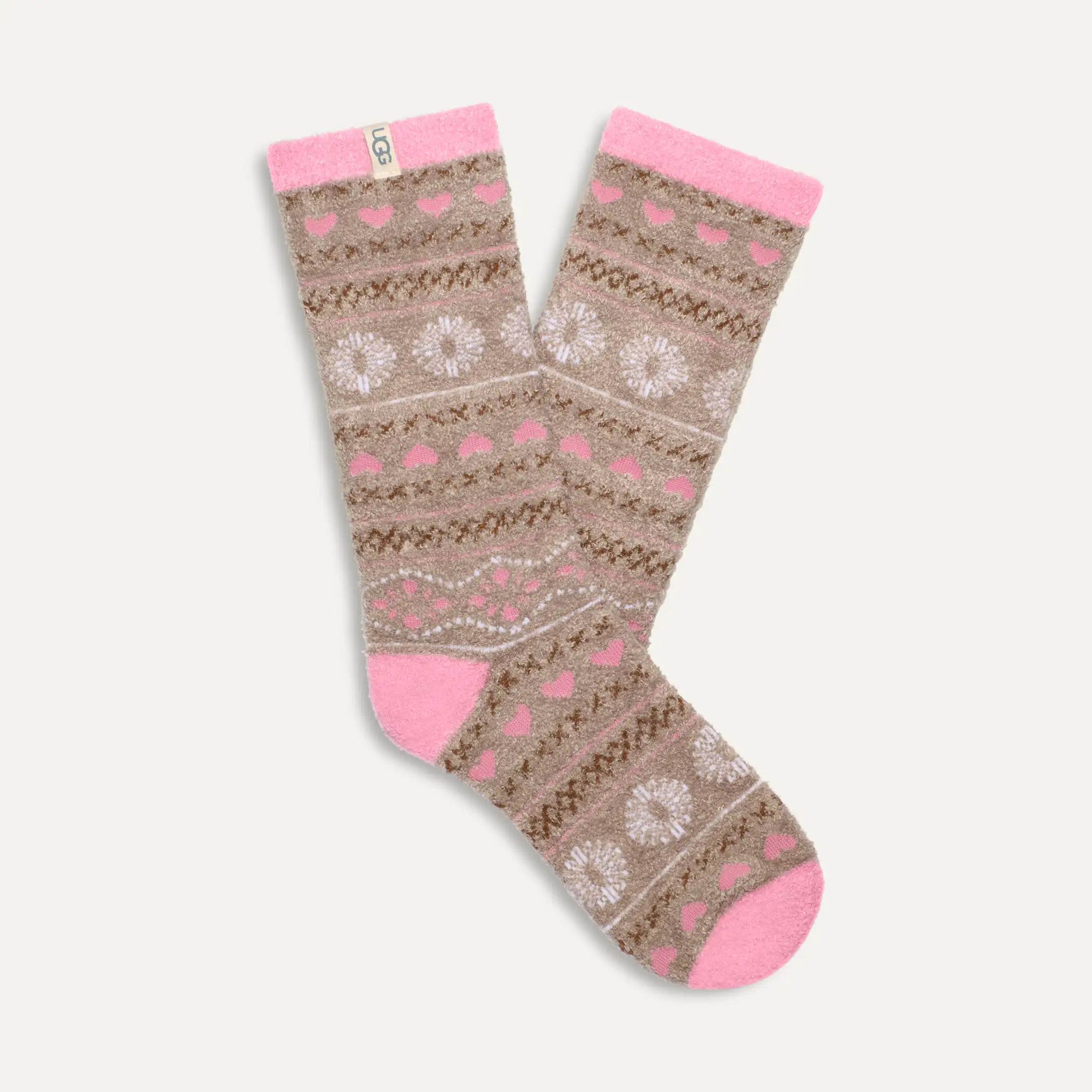 Chaussette mi-mollet graphique Leslie