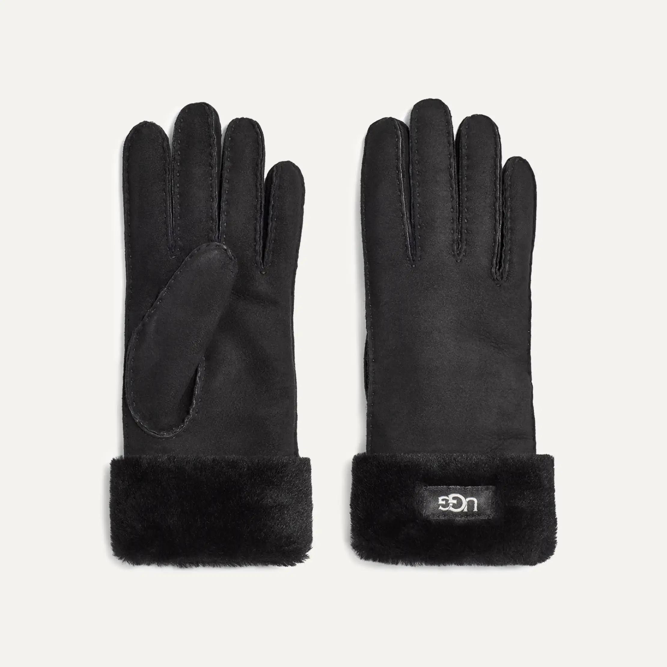 UGG 手袋 Turn Cuff Glove 17369-BLK UGG Turn Cuff Handschoenen 17369 Zwart - De Roos Schoenen Breda