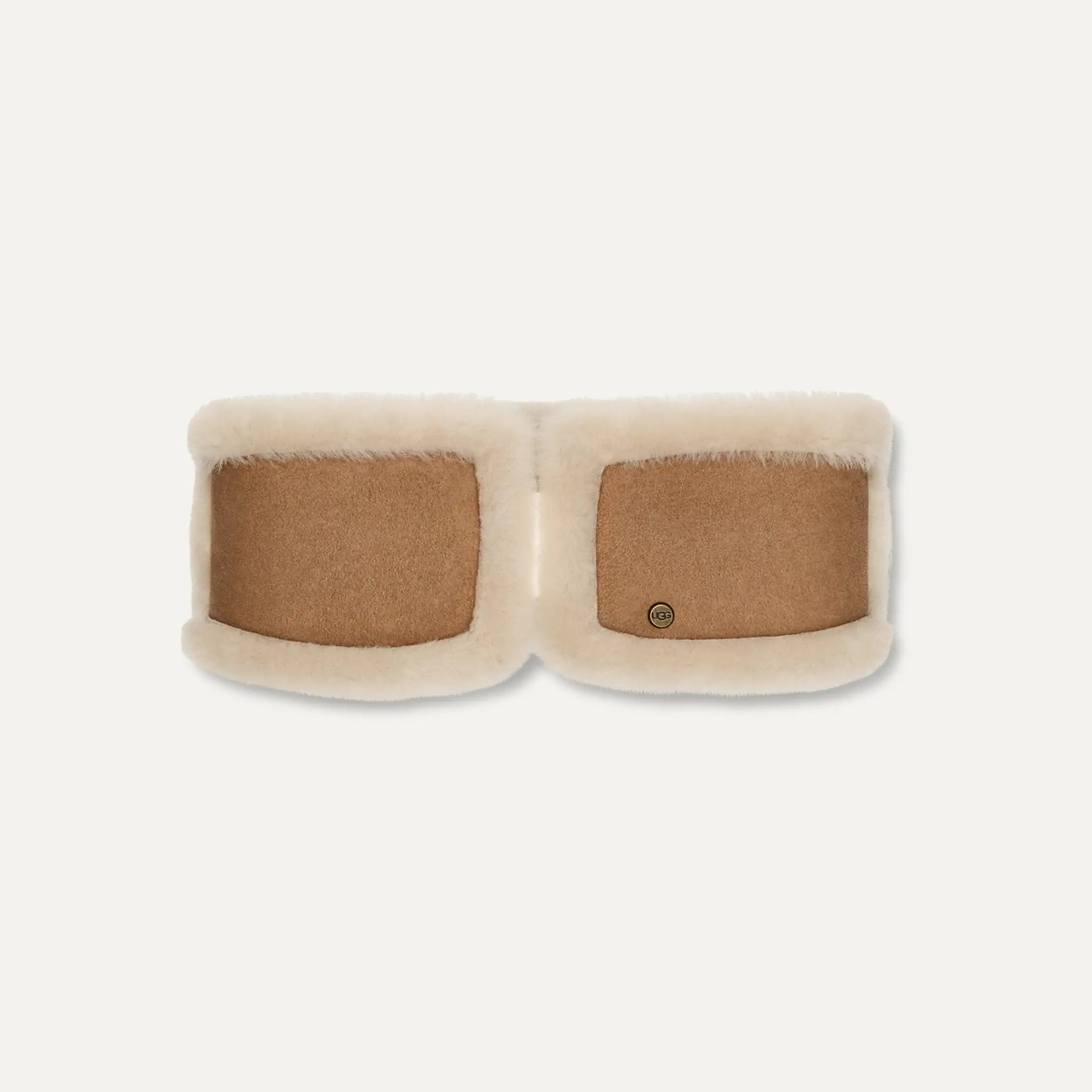 Bandeau en peau de mouton et suède
