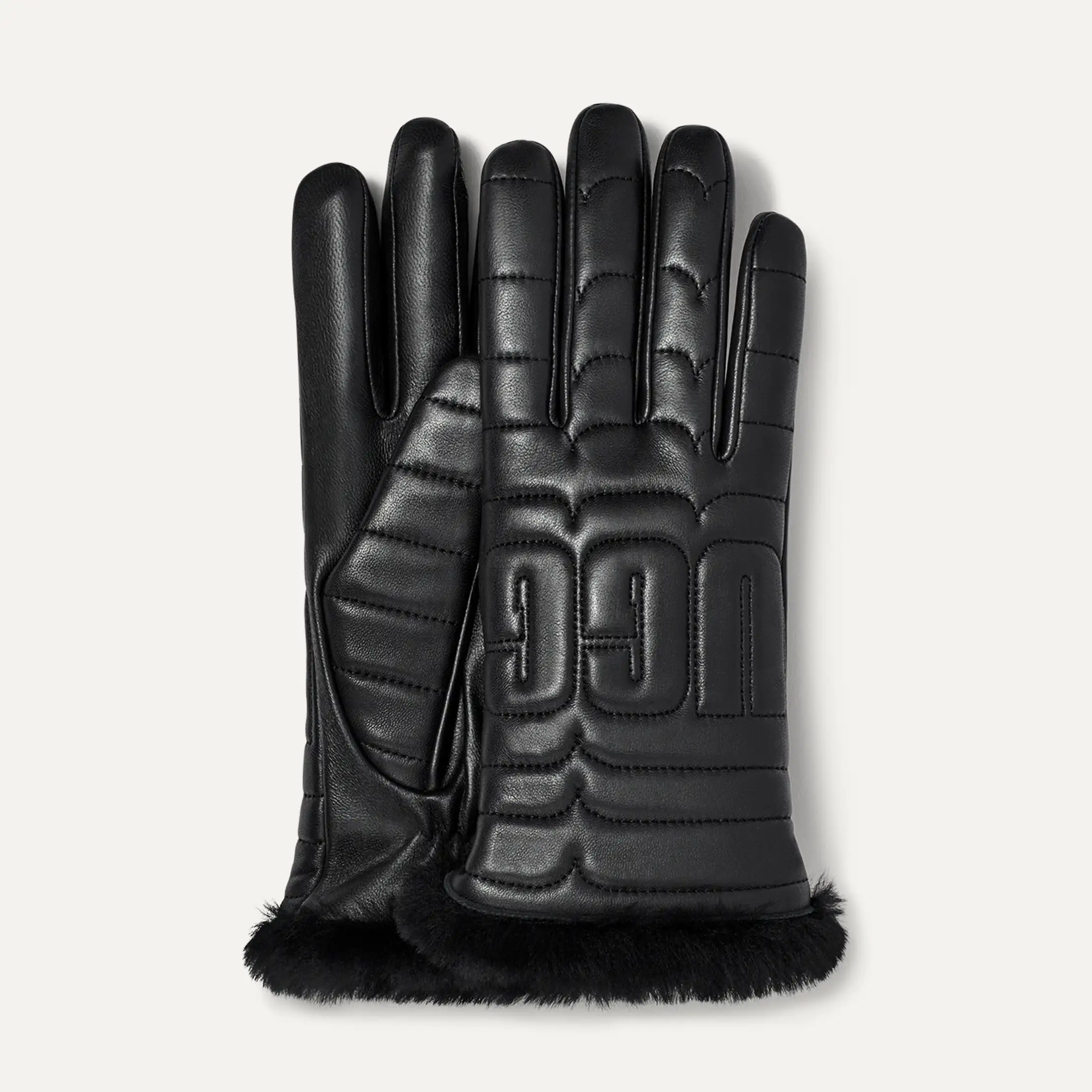 UGG® Leather Quilted Logo Tech Glove for Women | UGG®