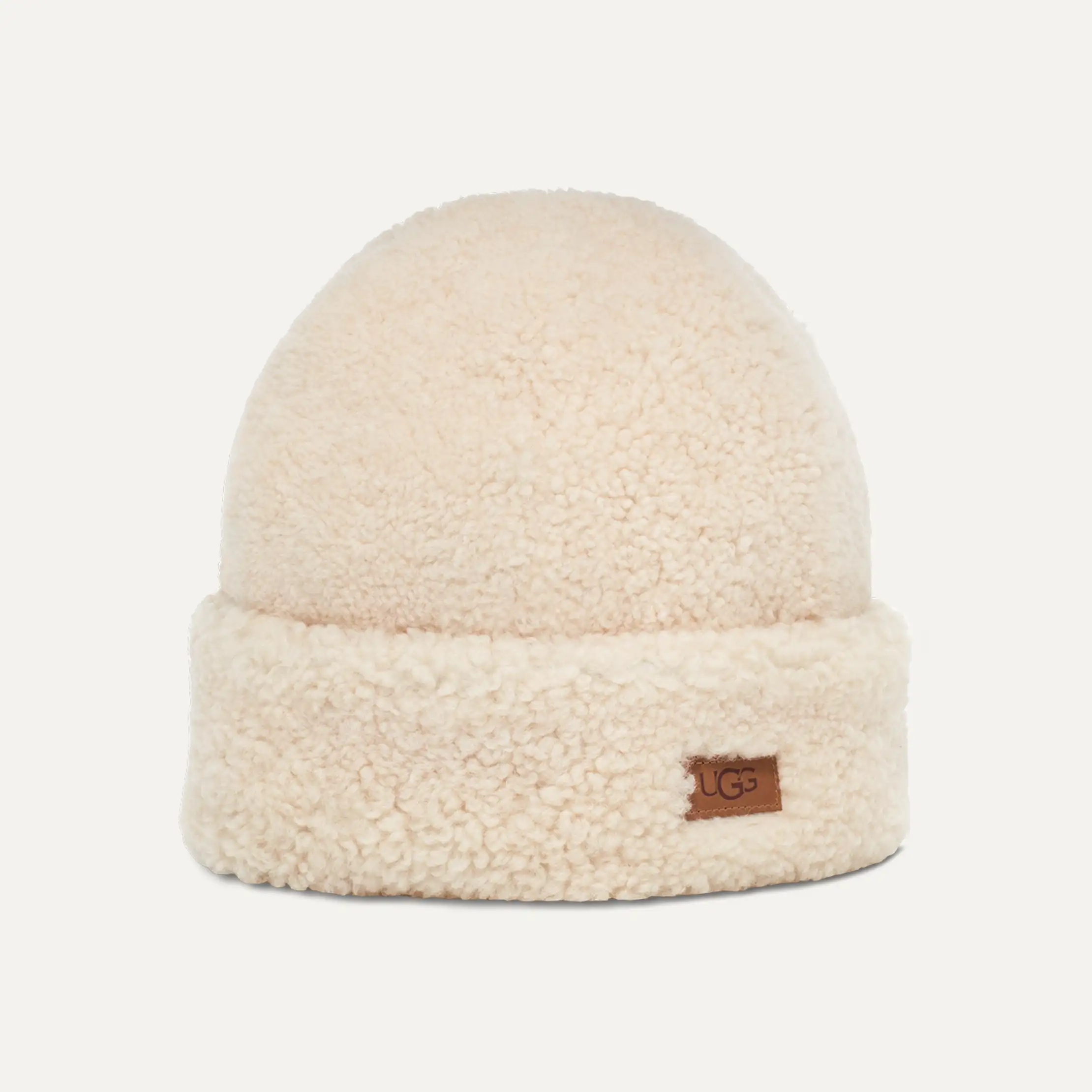 UGG® Curly Sheepskin Cuffed Hat | Bloomingdale's