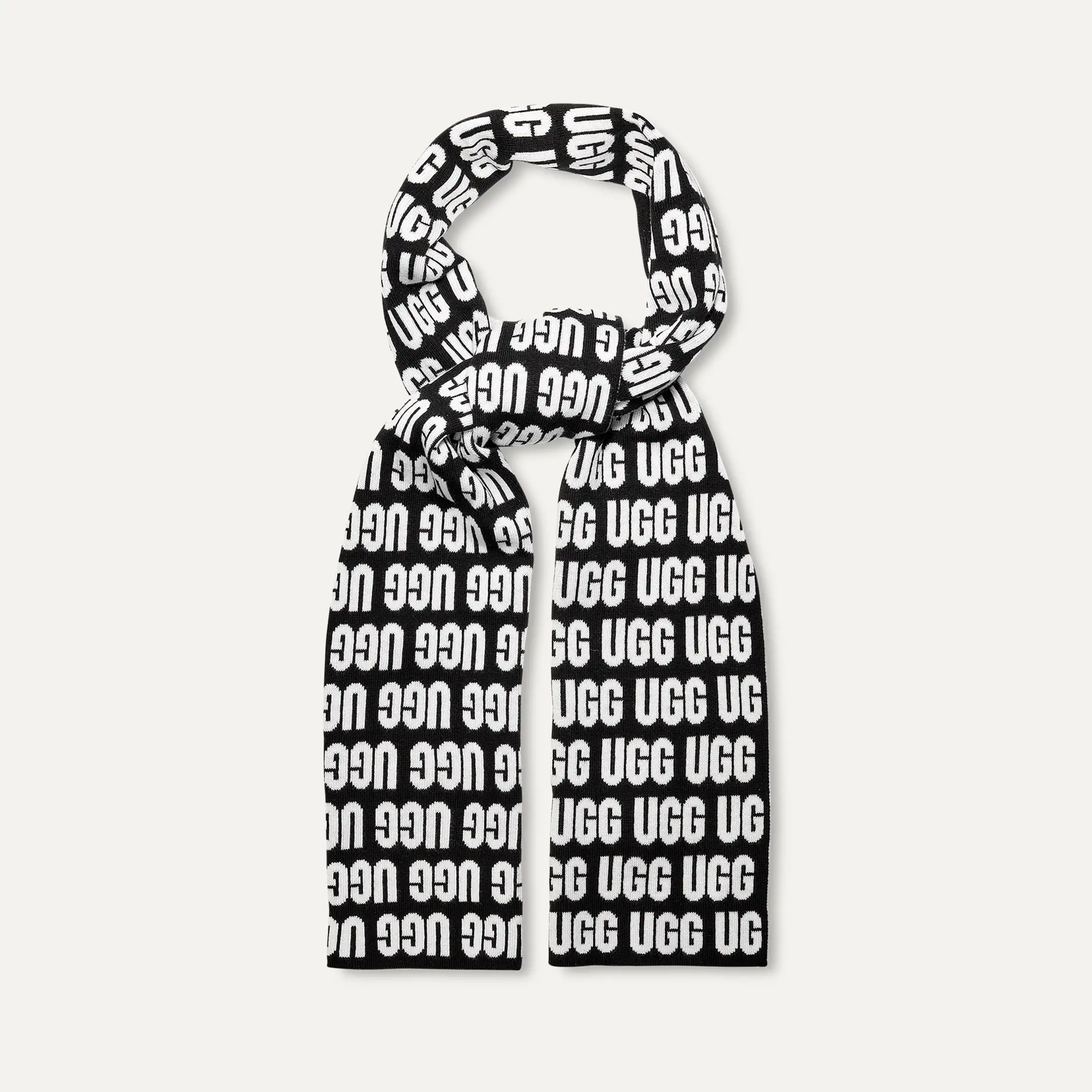 sale!国内発送☆UGG KNITGRAPHIC LOGO SCARF UGG アグ マフラー Graphic Logo Scarf グラフィック ロゴ