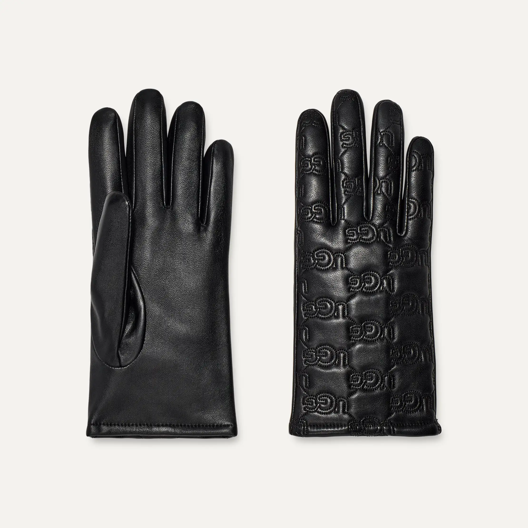 Gants avec logo classique cousu