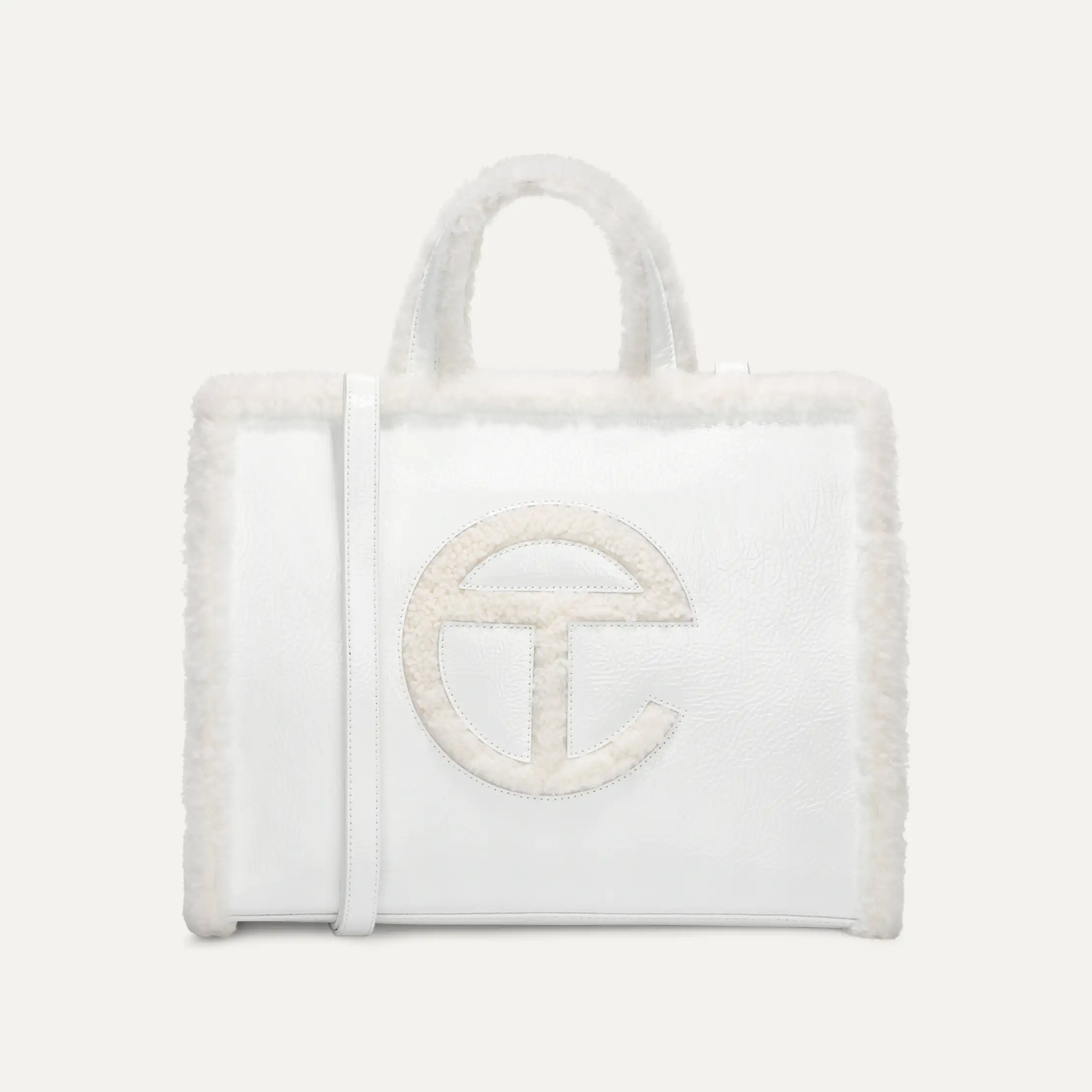 UGG x Telfar コラボ Medium Shopper Crinkleミディアム 2way UGG x TELFAR Medium Shopper Crinkle - Black