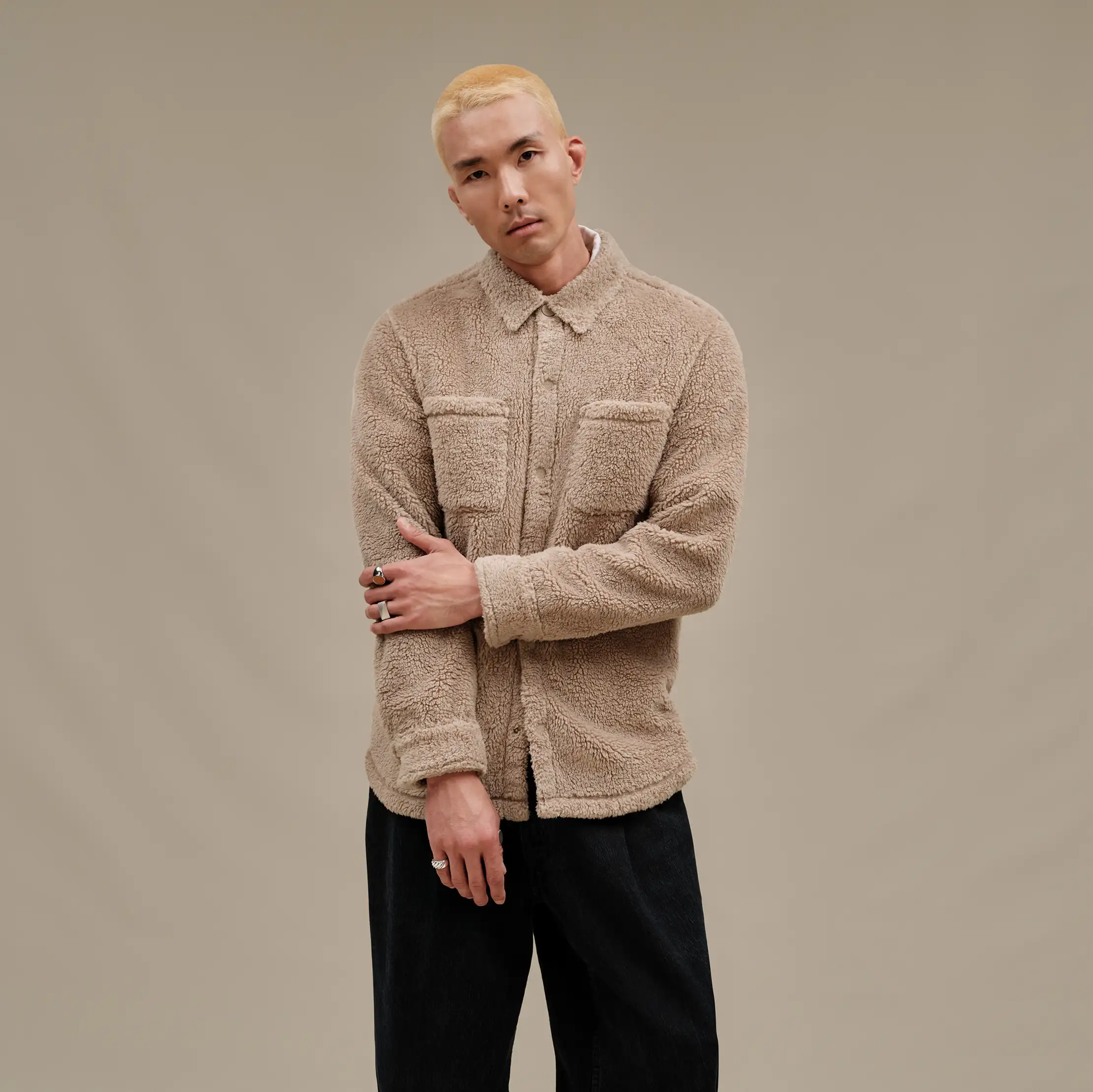 UGG メンズ タスマン スナップ シャツ ボア ボタン ジャケット Men's Tasman Snap Shirt | UGG®