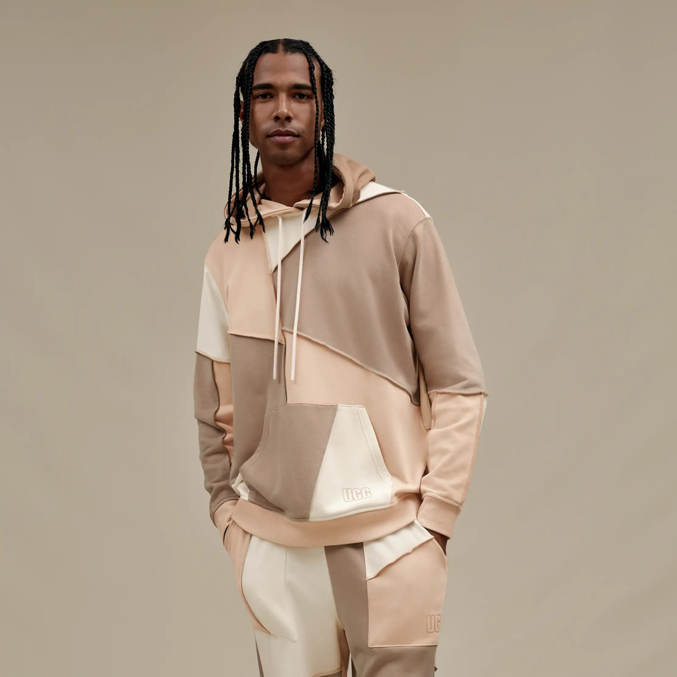 【UGG】★パーカー★ All Gender Raini Piecework Hoodie Women's Raini Piecework Hoodie Lifestyle | UGG®