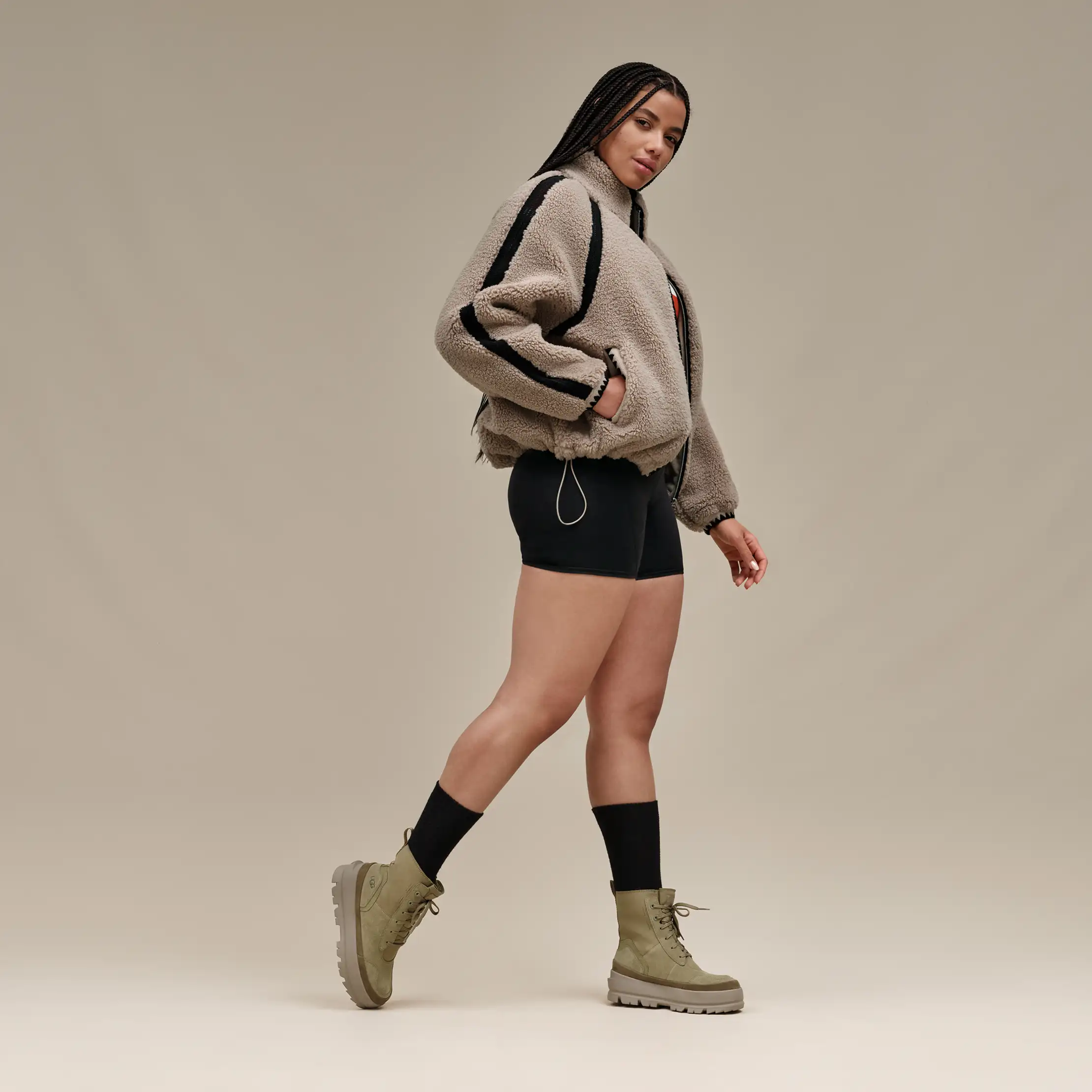 【UGG】★ジャケット★ Women's Nikia Crochet UGGfluff Jacket UGG® Nikia Crochet UGGfluff Jacket for Women | UGG®
