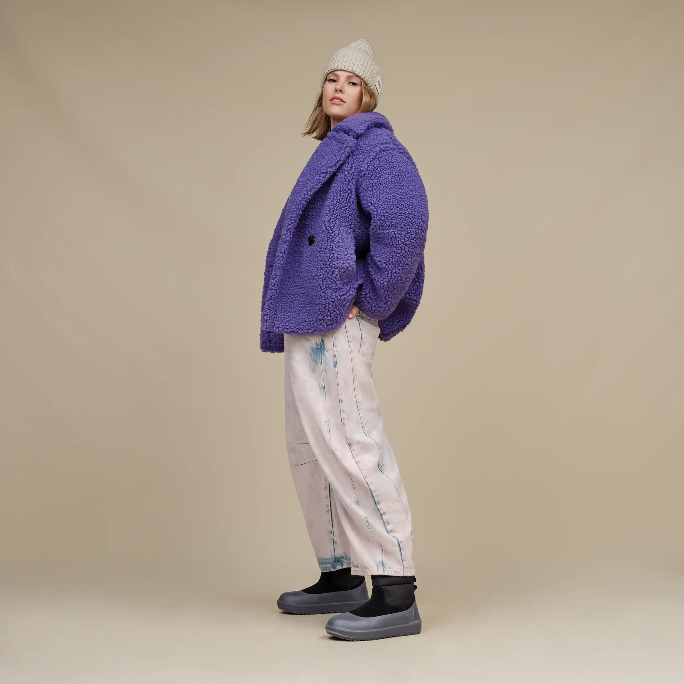 Women's Gertrude Short Teddy Coat