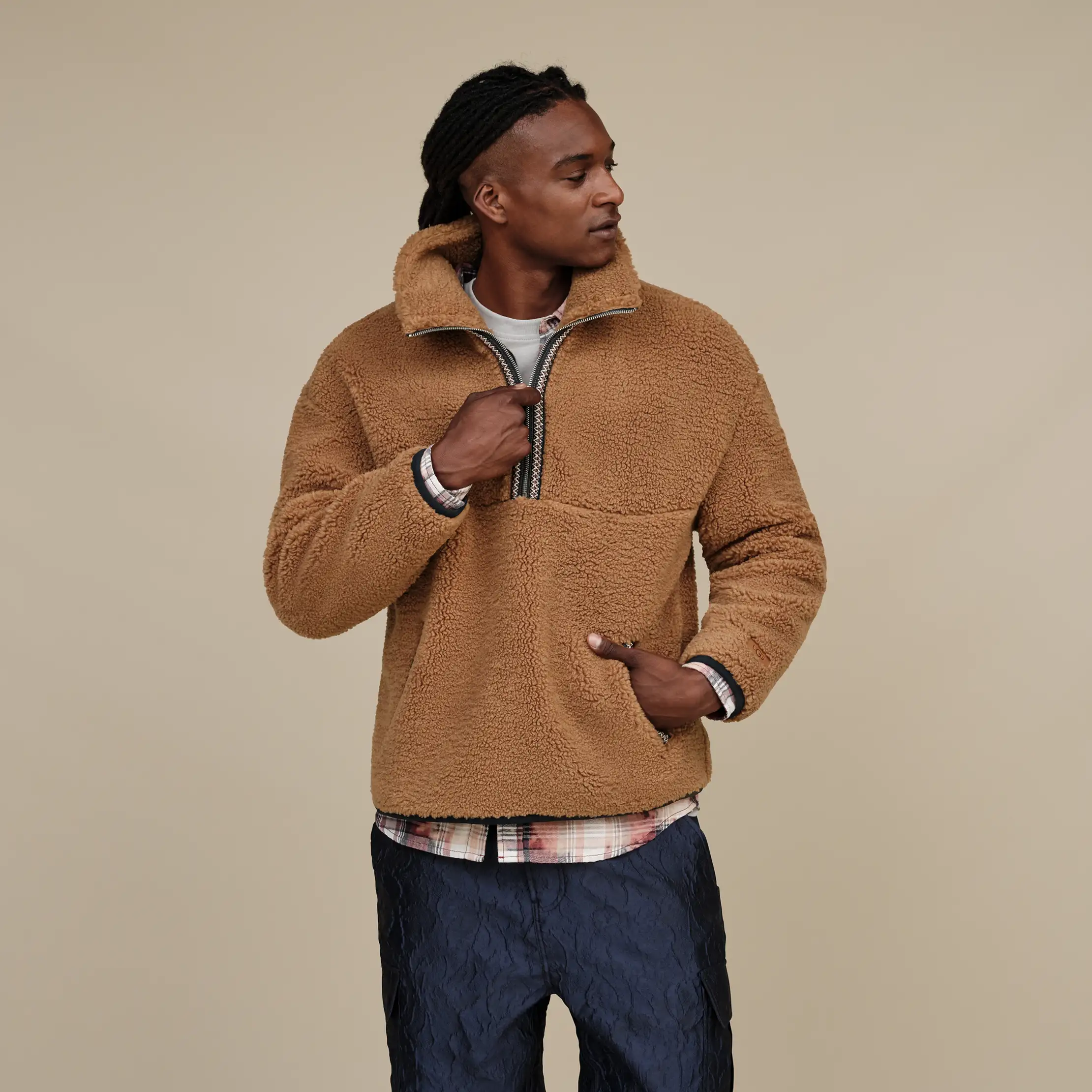 Men's UGGbraid Half Zip