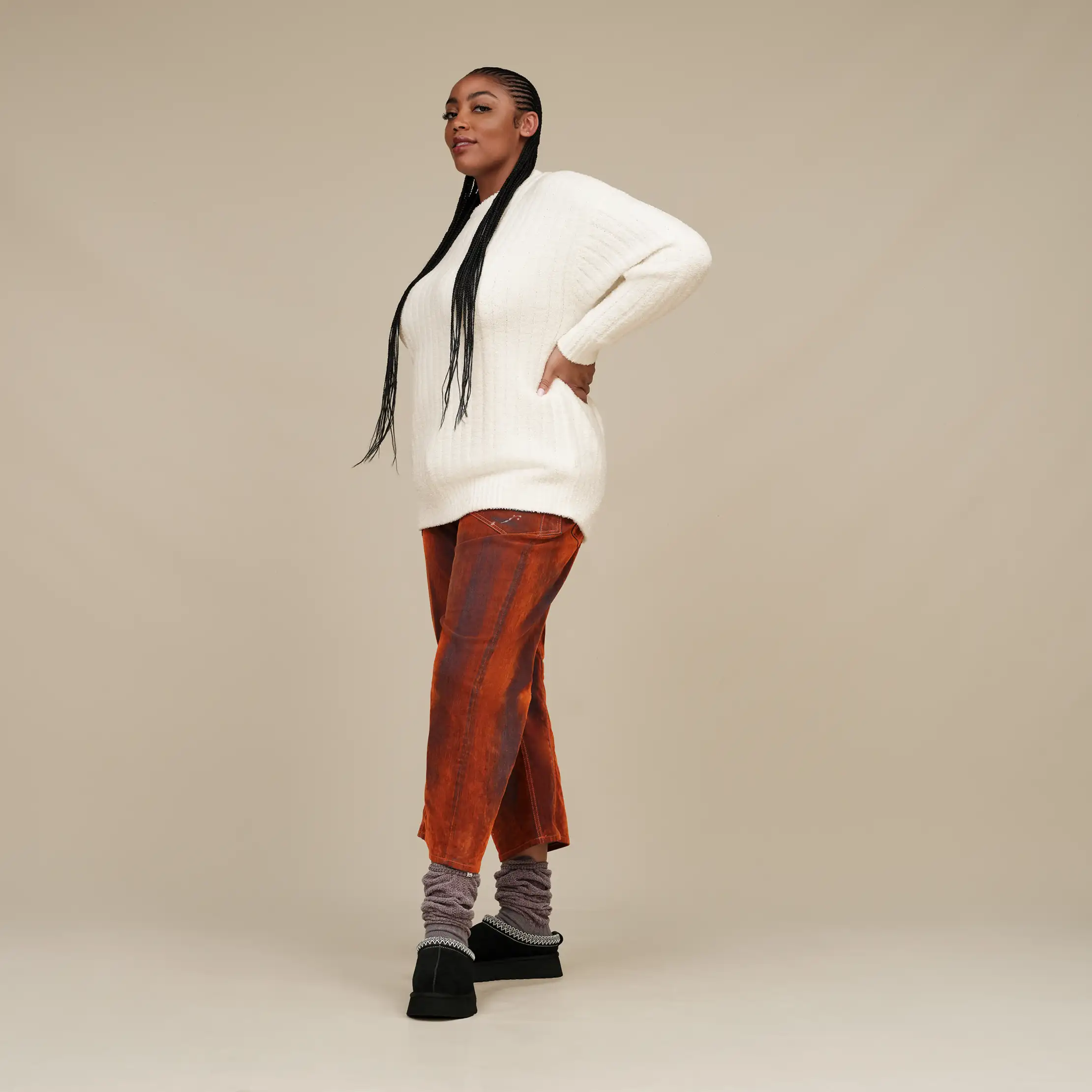 アグオーストラリア UGG Riz Top Rib レディース パーカー スウェット Cream UGG® Riz Top Rib for Women | UGG®