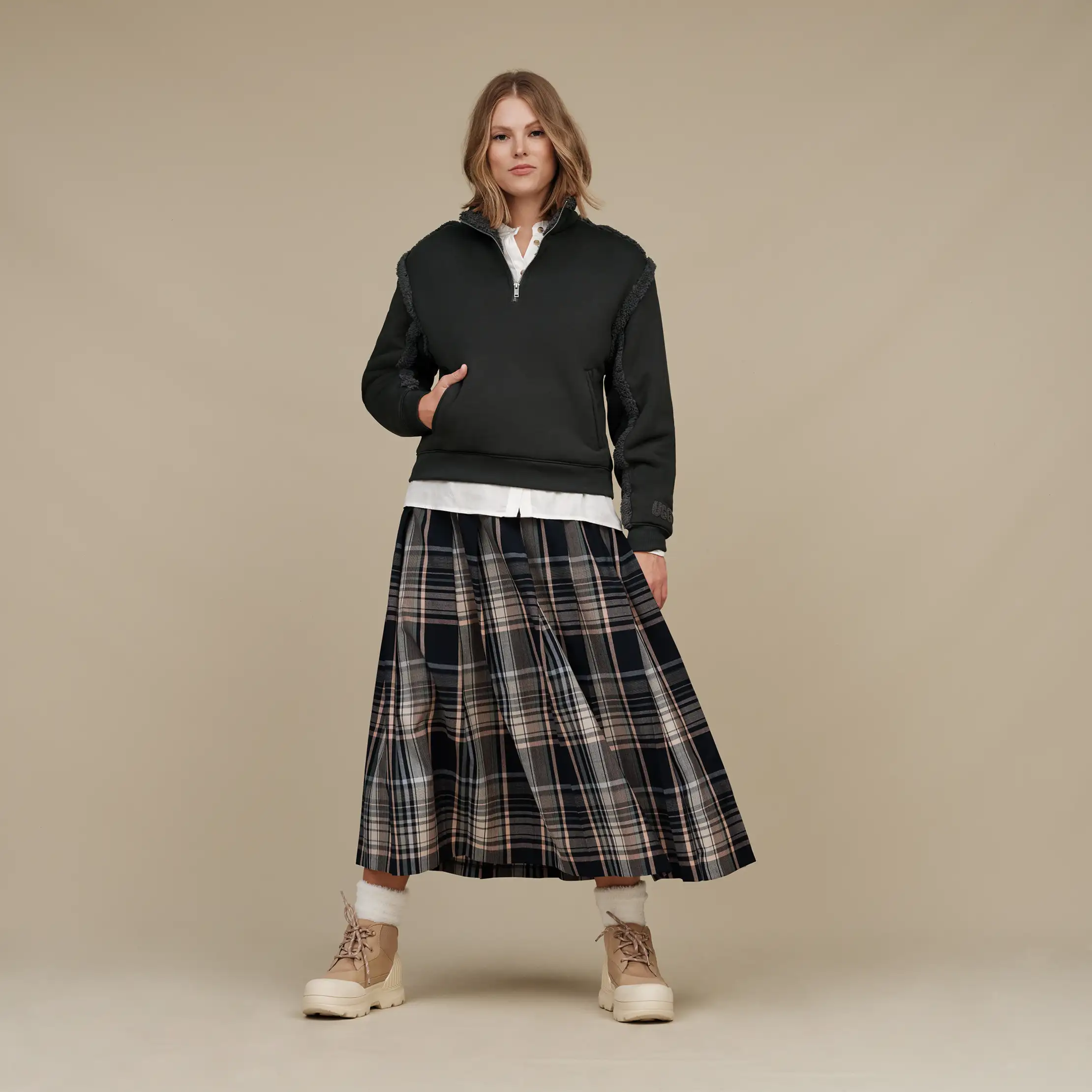 【UGG】★ハーフジップ★ Women's Lydi Bonded Fleece Half Zip UGG® Lydi Bonded Fleece Half Zip for Women | UGG®
