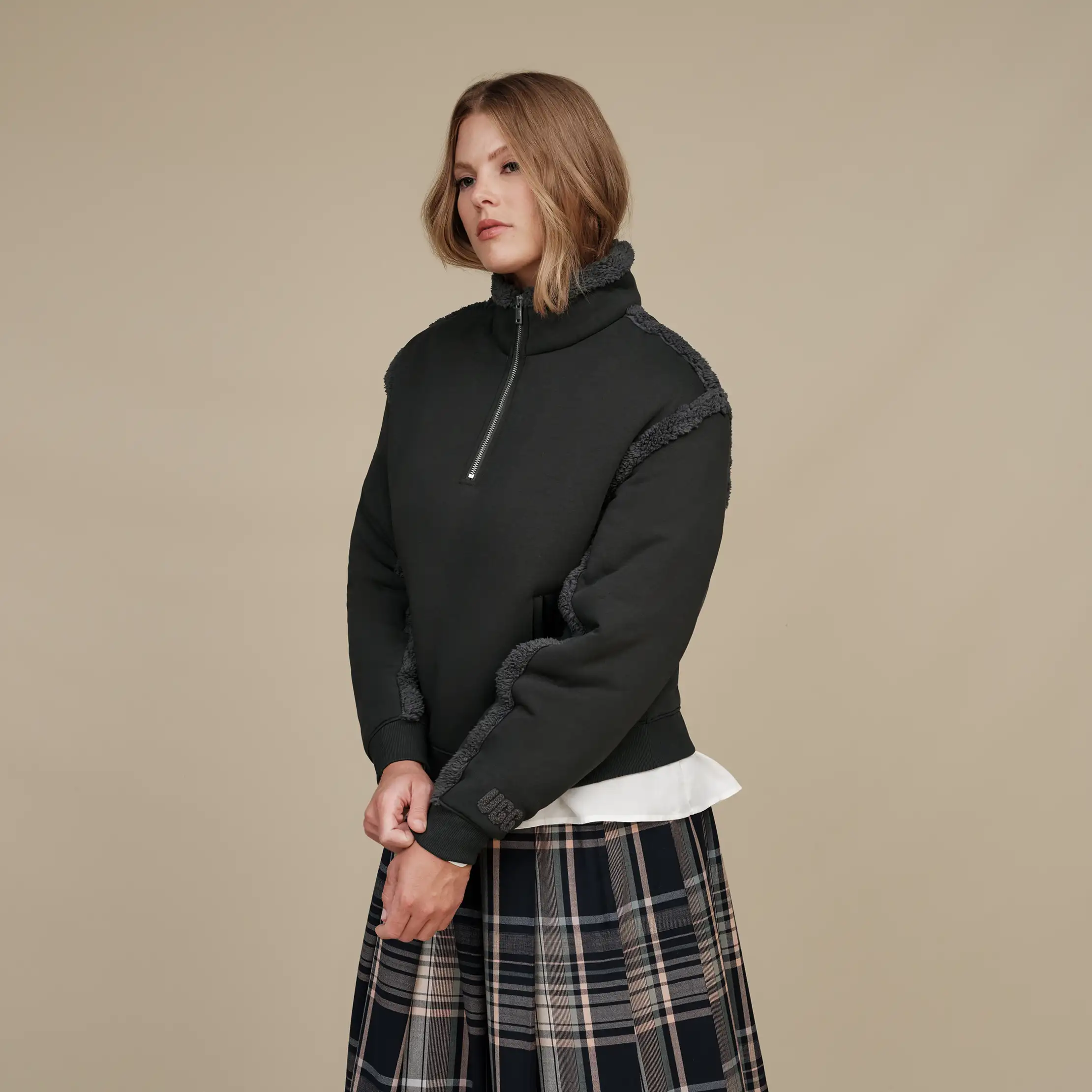 【UGG】★ハーフジップ★ Women's Lydi Bonded Fleece Half Zip UGG® Lydi Bonded Fleece Half Zip for Women | UGG®