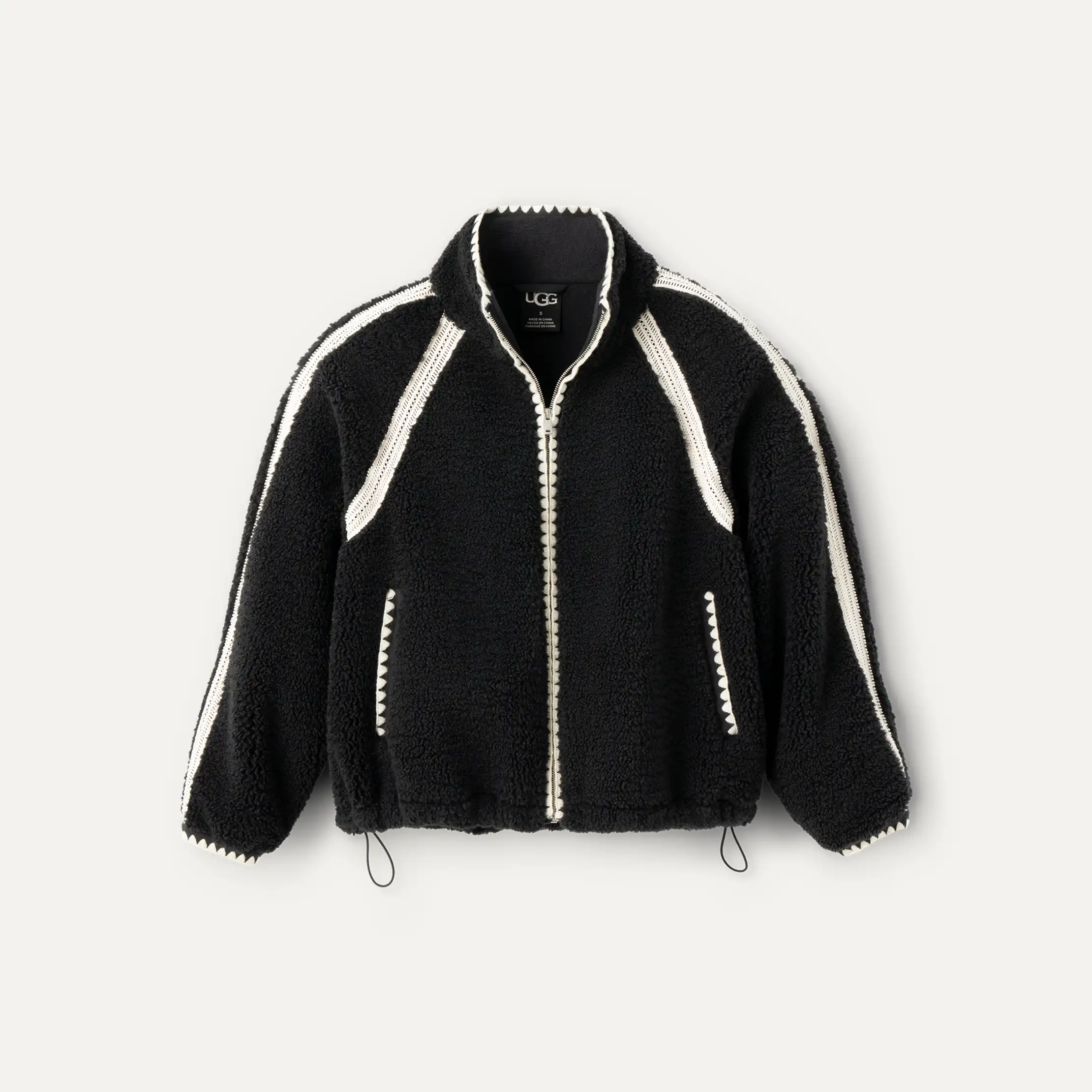 UGG ★【ジャケット】Women's Nikia Crochet fluff Amazon.com: UGG Women's Nikia Crochet UGGFLUFF Jacket, Black