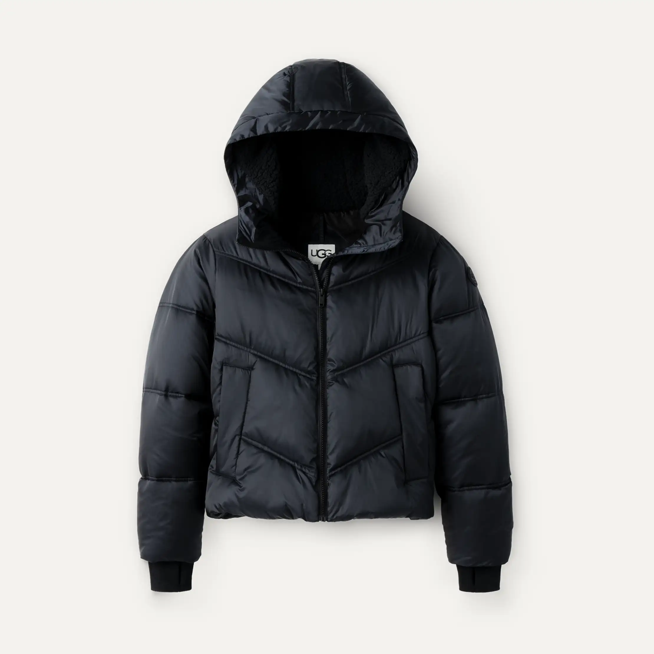 新品タグ付きUGG Ronney Cropped Puffer Jacket M Ronney Cropped Puffer Jacket | UGG®