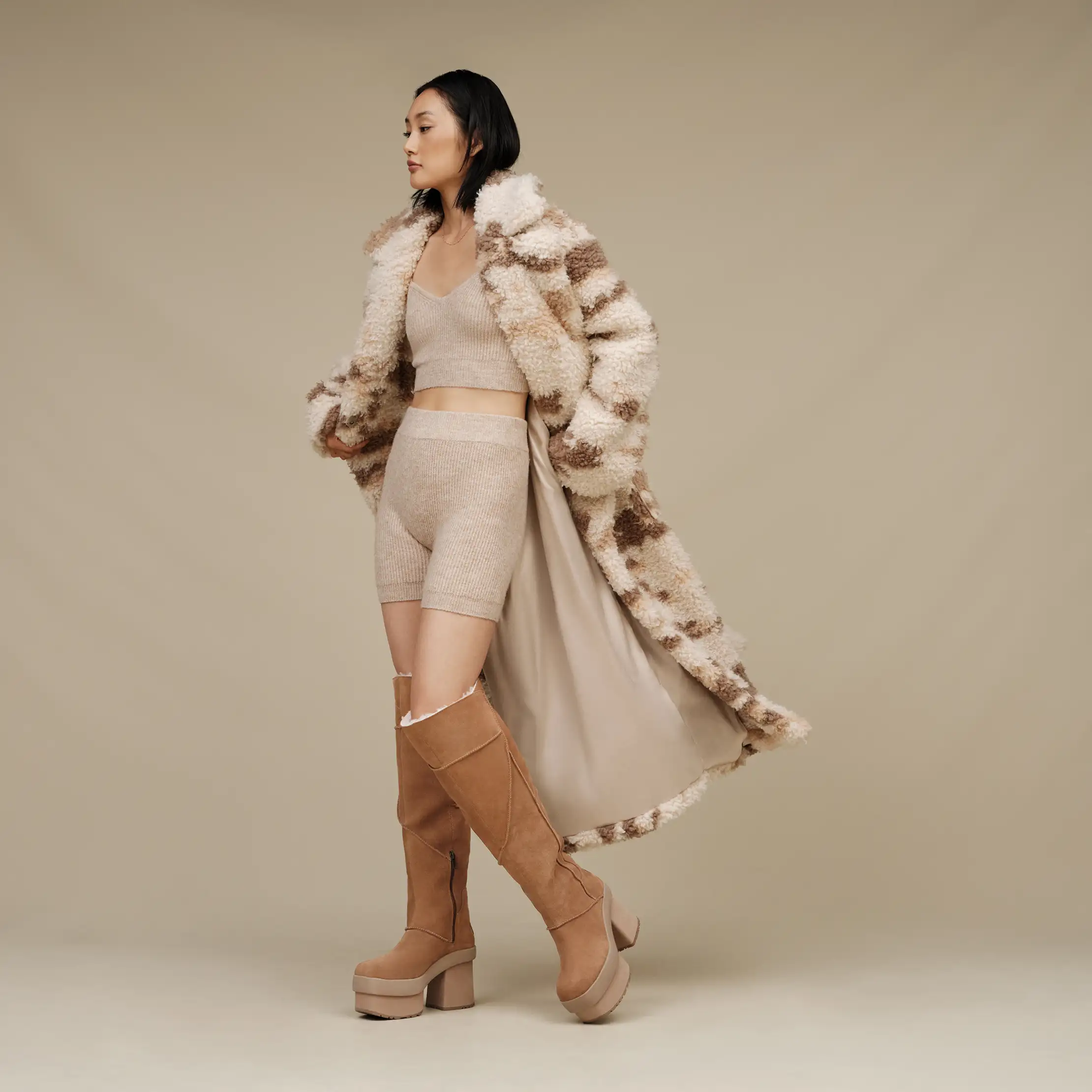 【UGG】Alesandra Faux Fur Coat Nov ☆フェイクファー ☆コート UGG® Alesandra Faux Fur Coat Nov for Women | UGG®