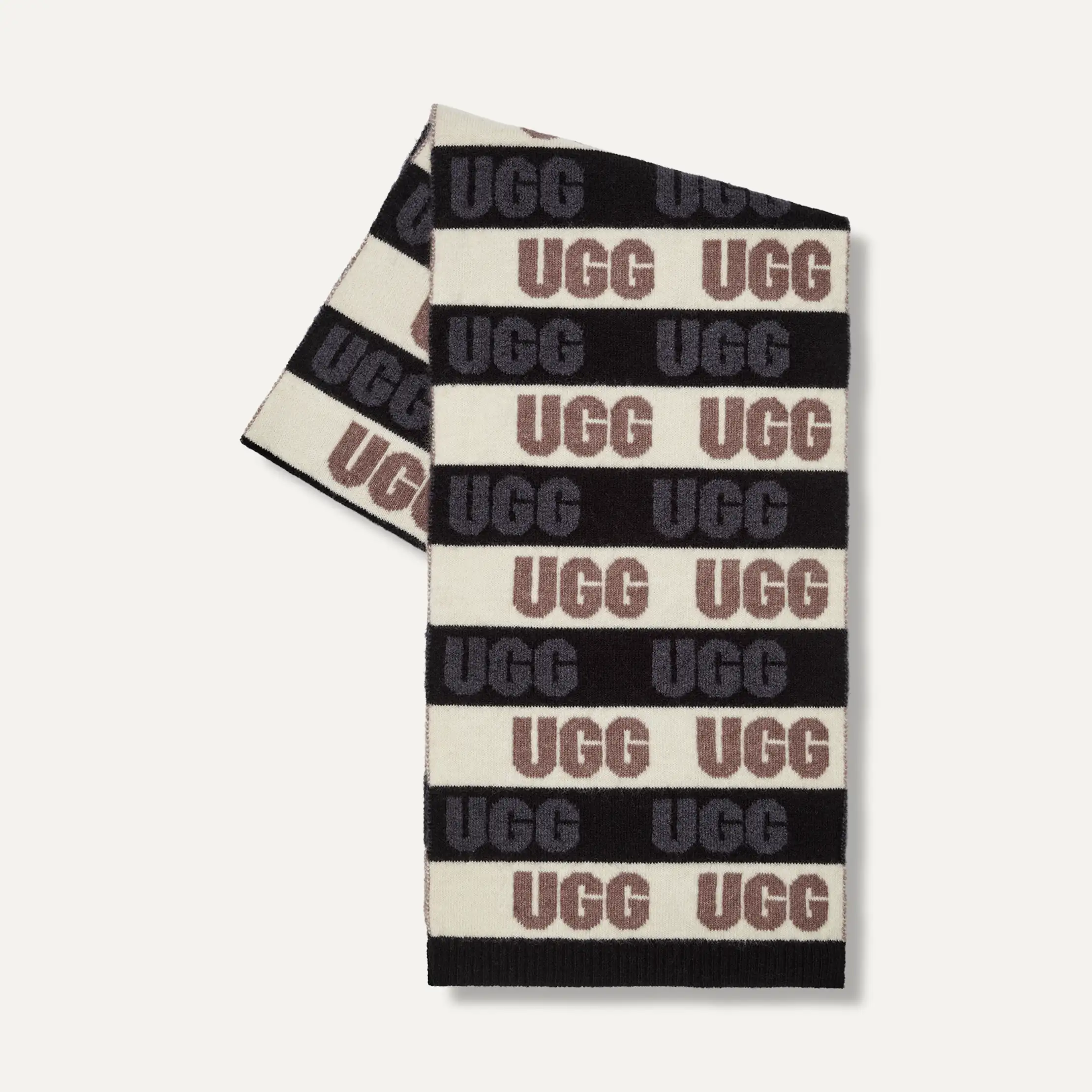 UGG アグ Rib Edge Repeating Logo Graphic Scarf UGG® Rib Edge Repeating Logo Graphic Scarf - Macy's
