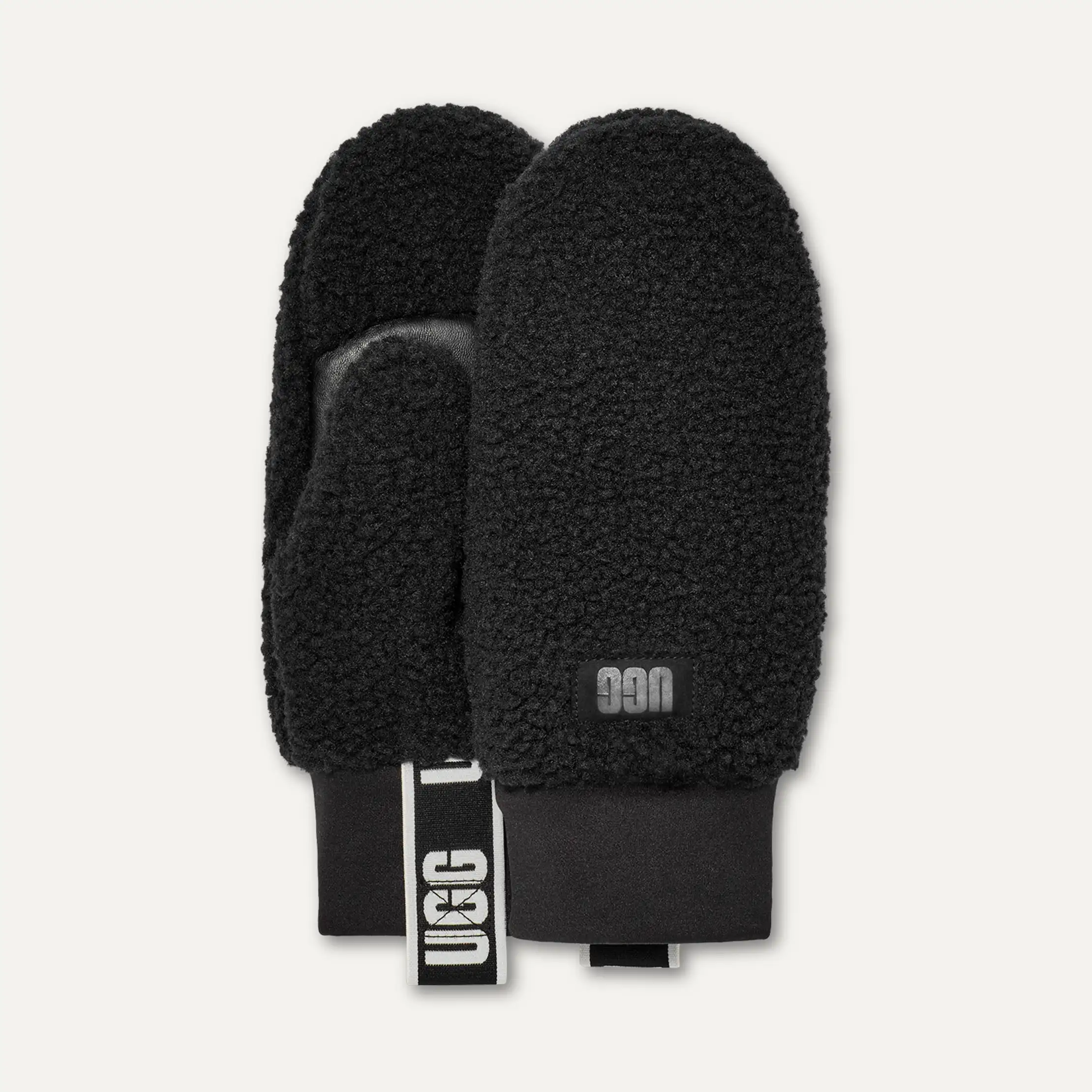 Women's UGGfluff Mitten With Logo Tape
