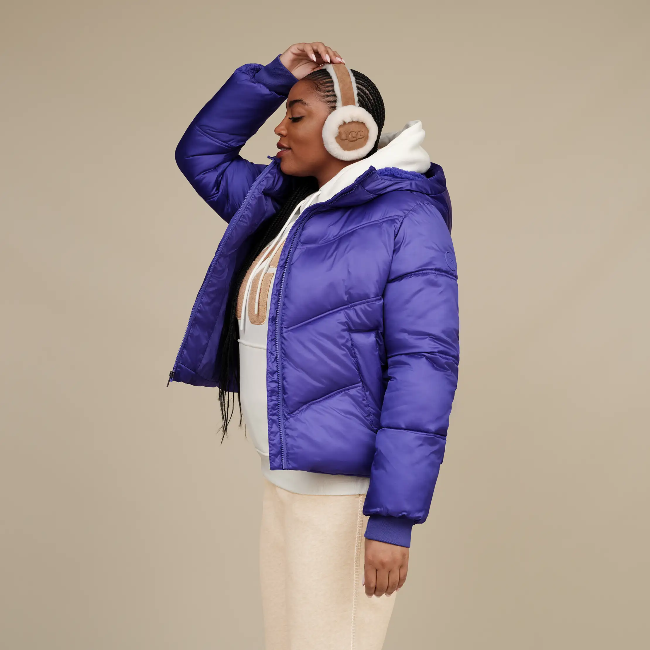 UGG Sheepskin Embroidery Earmuff for Women | UGG®