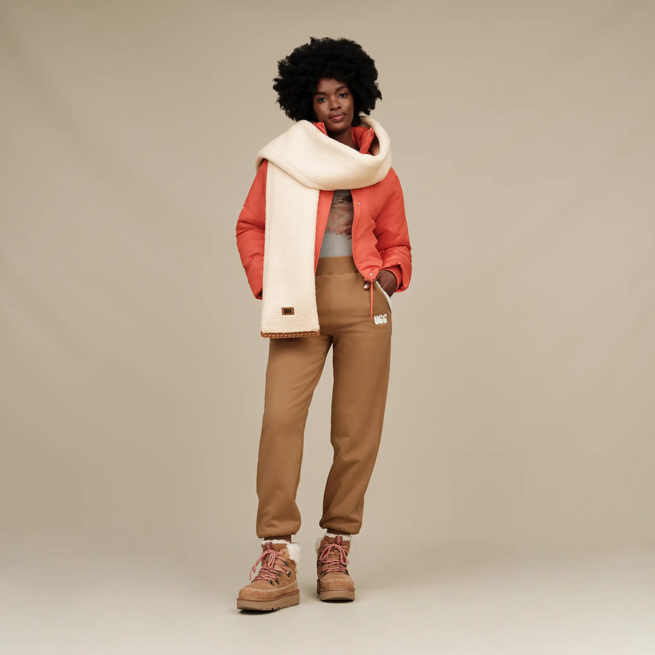 【UGG】★スカーフ★ Women's UGGfluff Scalloped Scarf UGG® UGGfluff Scalloped Scarf for Women | UGG®