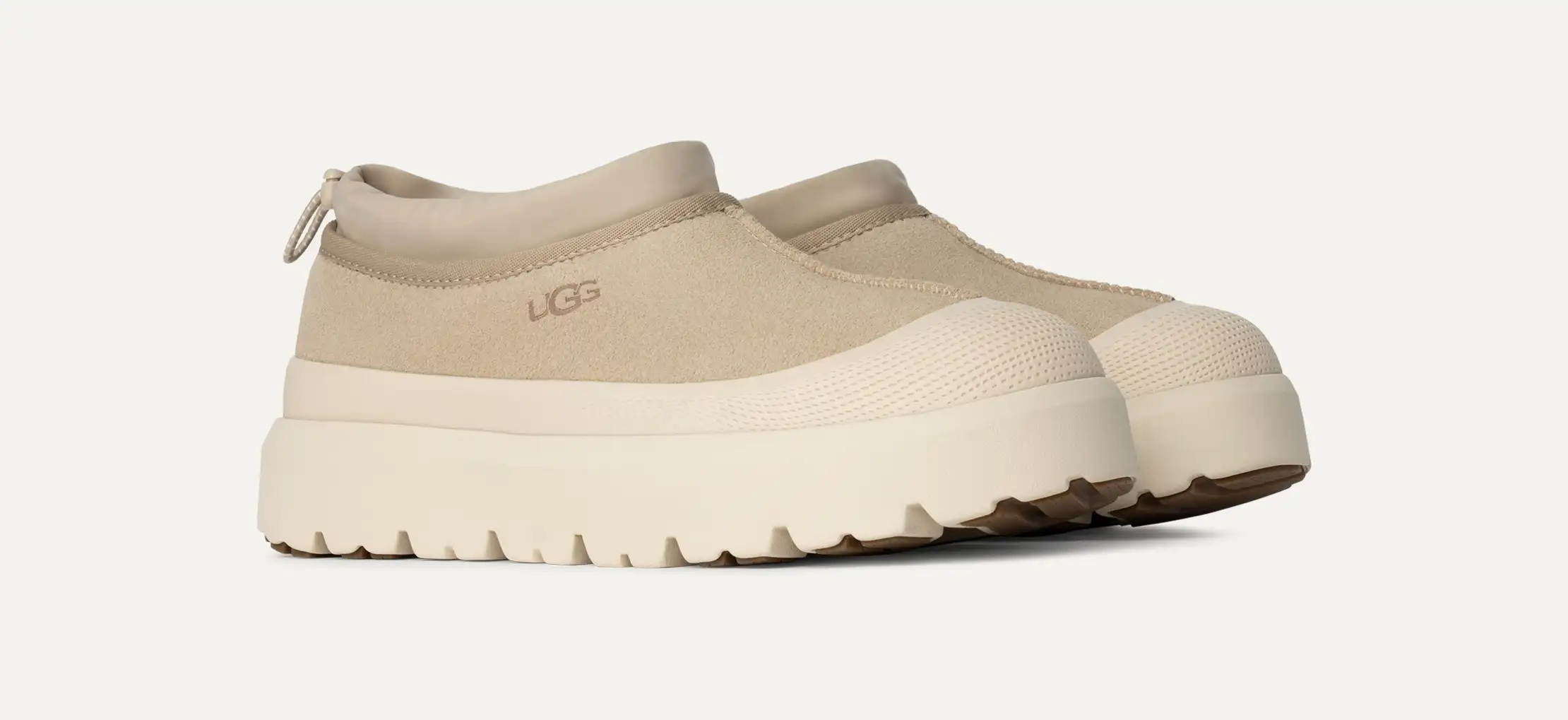 サンダル UGG M Tasman Weather Hybrid Mules - UGG - Leather - Beige Tasman Weather Hybrid Slipper | UGG®