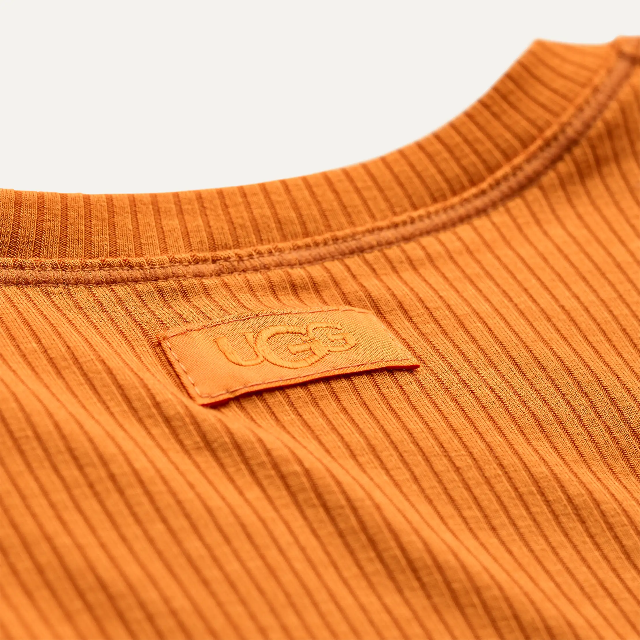 (取寄) アグ レディース ミリアム ベイビー ティー リブ UGG women Miriam Baby Tee Rib Dark Apricot UGG® Miriam Baby Tee Rib for Women | UGG®