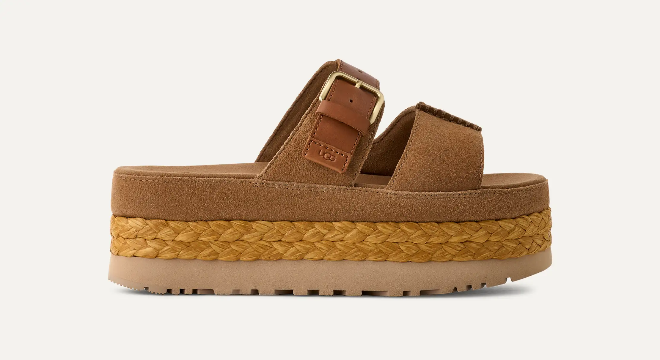 新作 UGG Aubrey Slide 厚底 ストラップサンダル UGG Australia UGG(アグ)サンダル オーブリー プラットフォーム