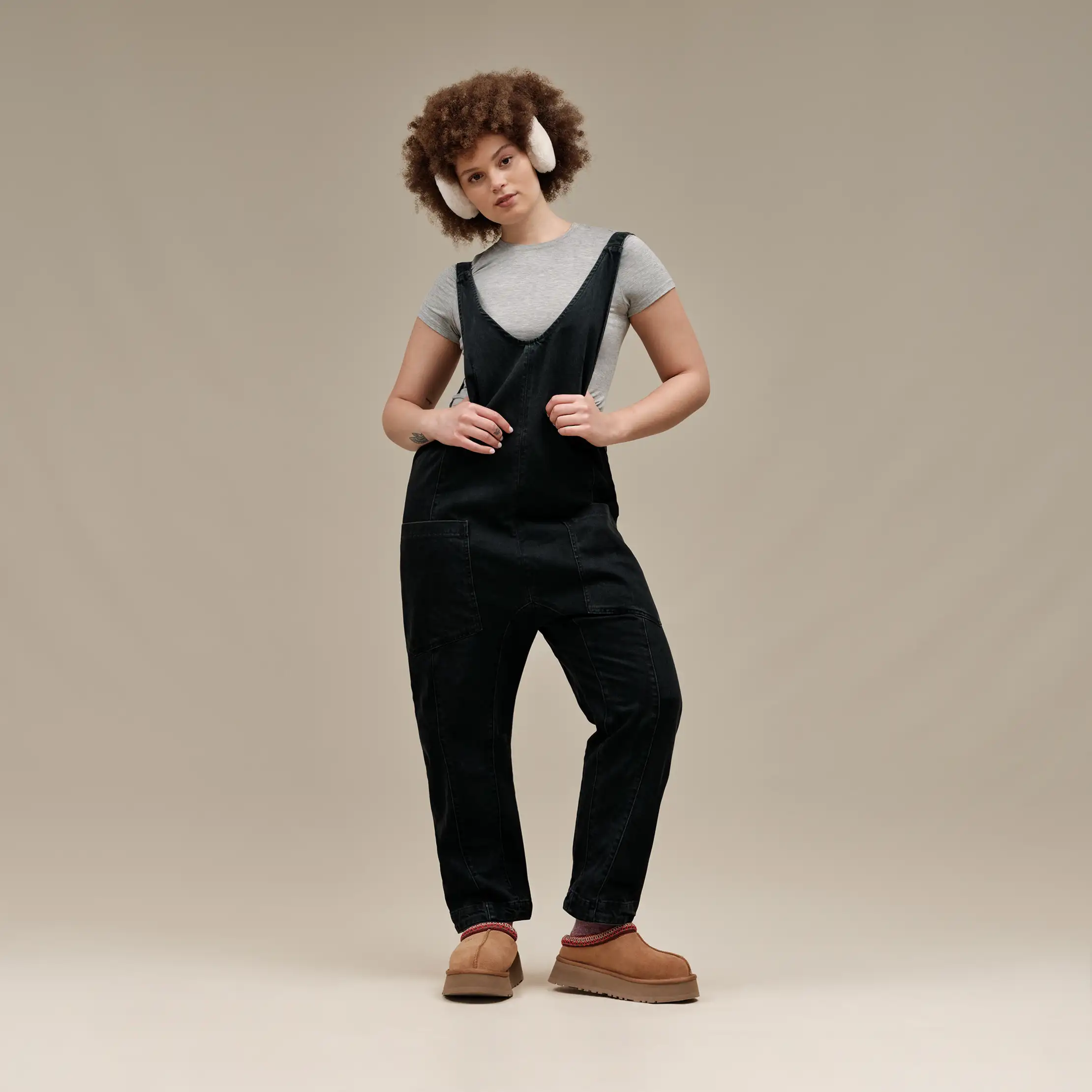 (取寄) アグ レディース ミリアム ベイビー ティー リブ UGG women Miriam Baby Tee Rib Silver Taupe UGG® Miriam Baby Tee Rib for Women | UGG®