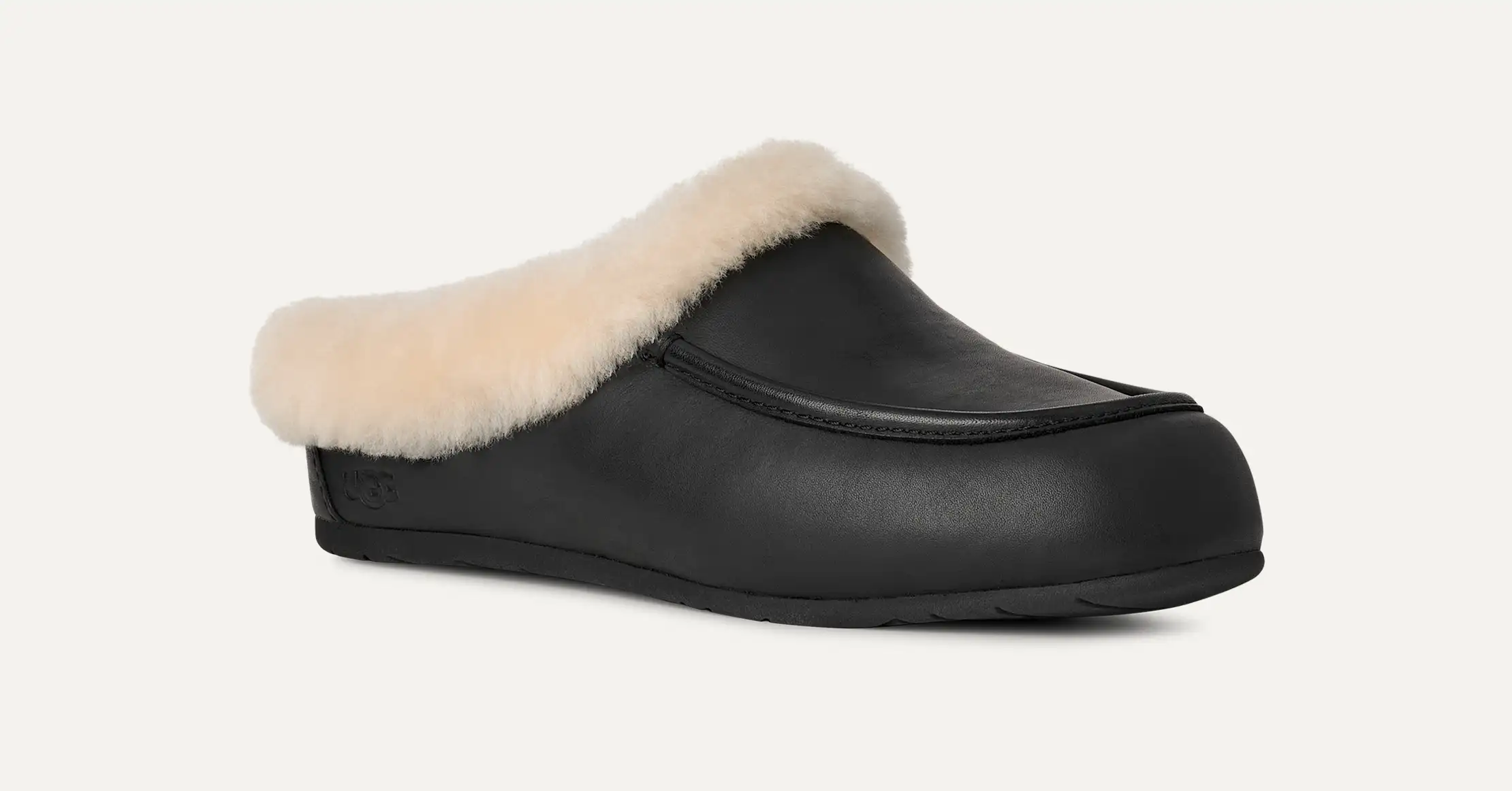 UGGUGG ムートン ANSLEY 25cm UGG Ansley Leather Slippers UGGUGG ムートン ANSLEY 25cm UGG Ansley Leather Slippers
