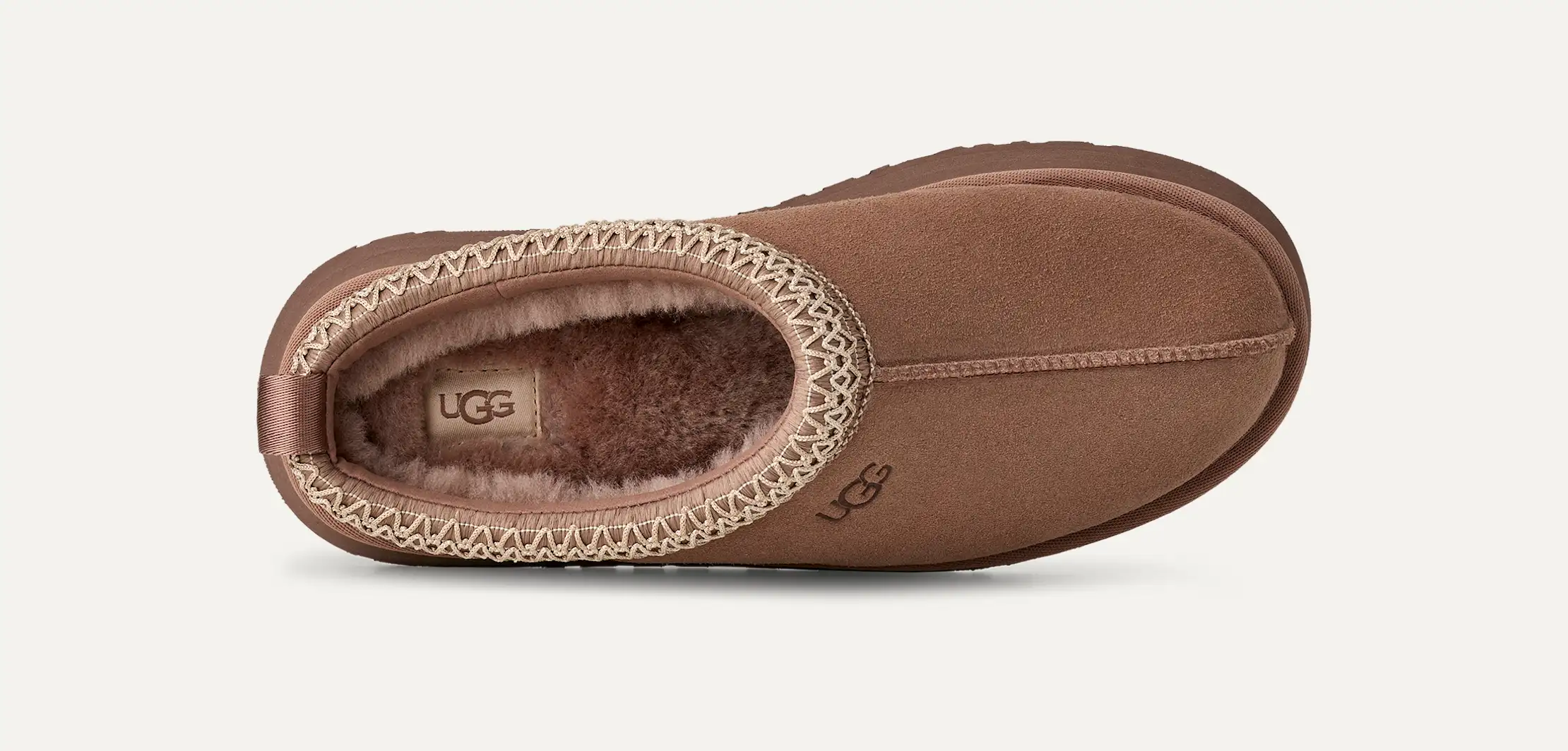 UGG Tazz モカシン 8 ベージュ UGG® Tazz Sun Wave Platform Slipper - Little Kid / Big Kid