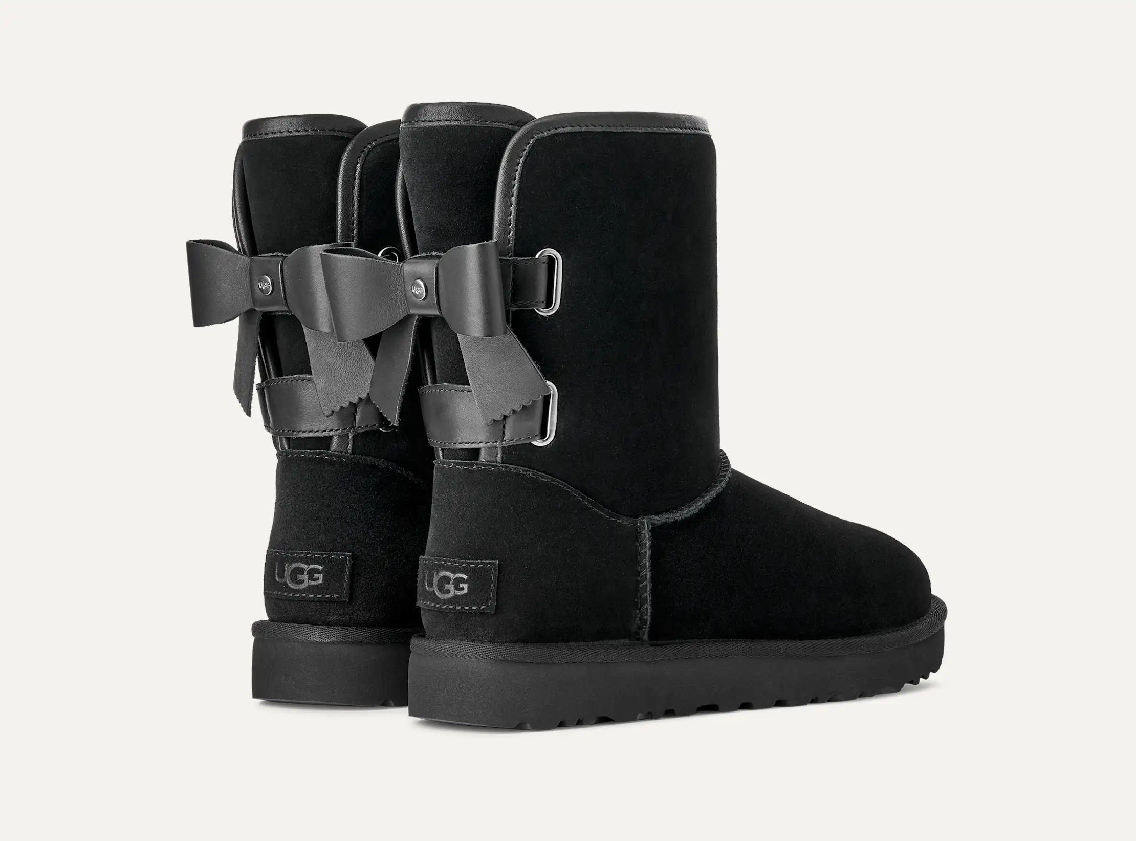 Women's Short Bailey Leather Bow