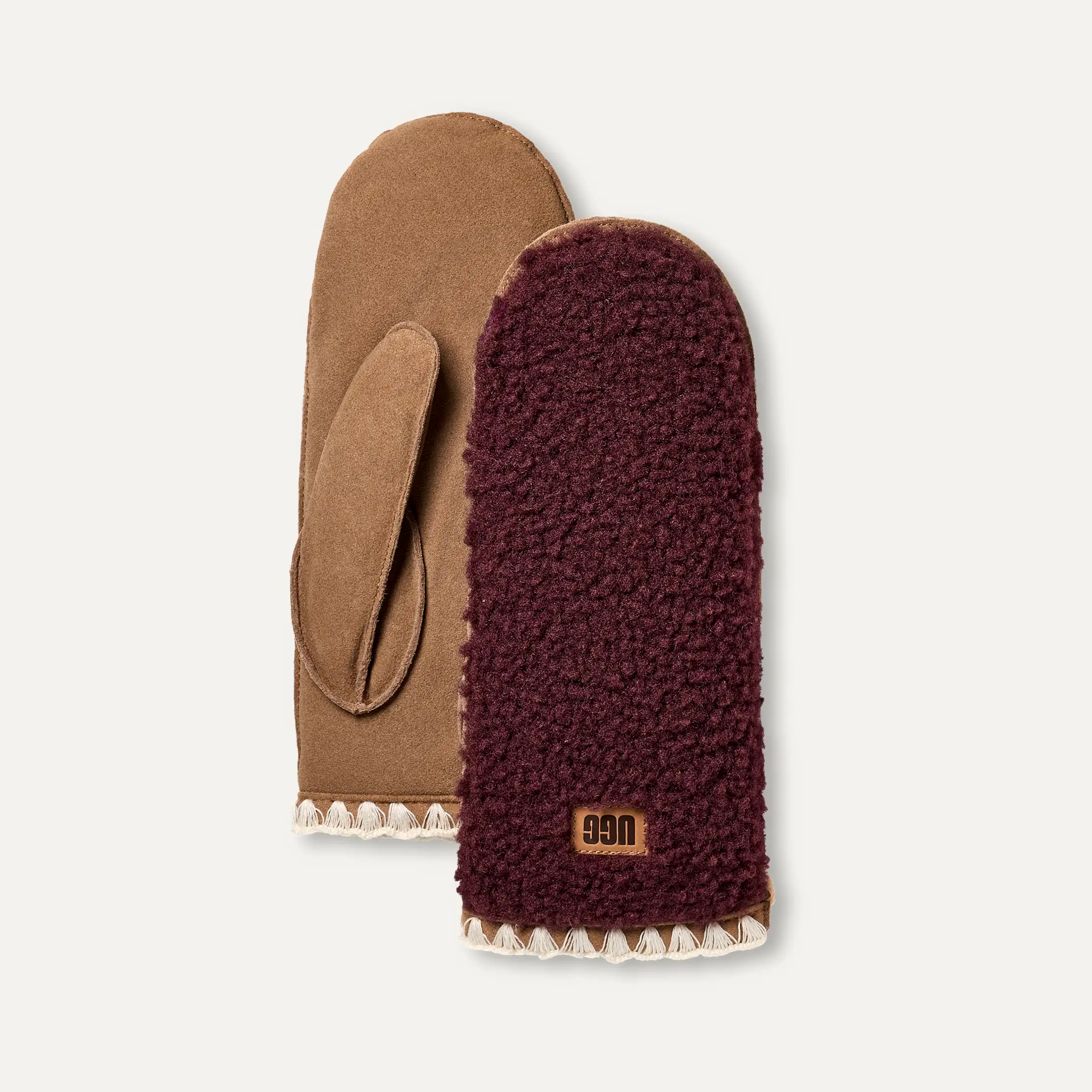 Women's UGGfluff Scalloped Mitten