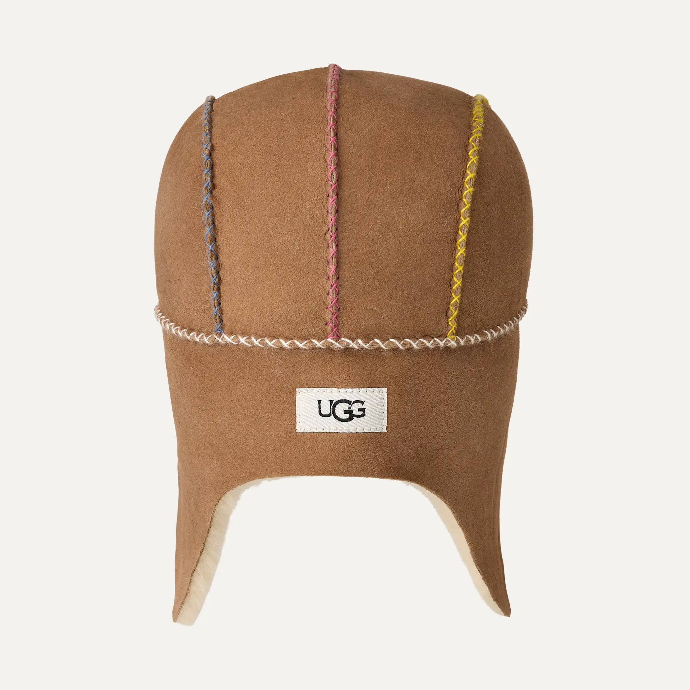 Toddlers / Big Kids' Sheepskin Trapper with Stitch